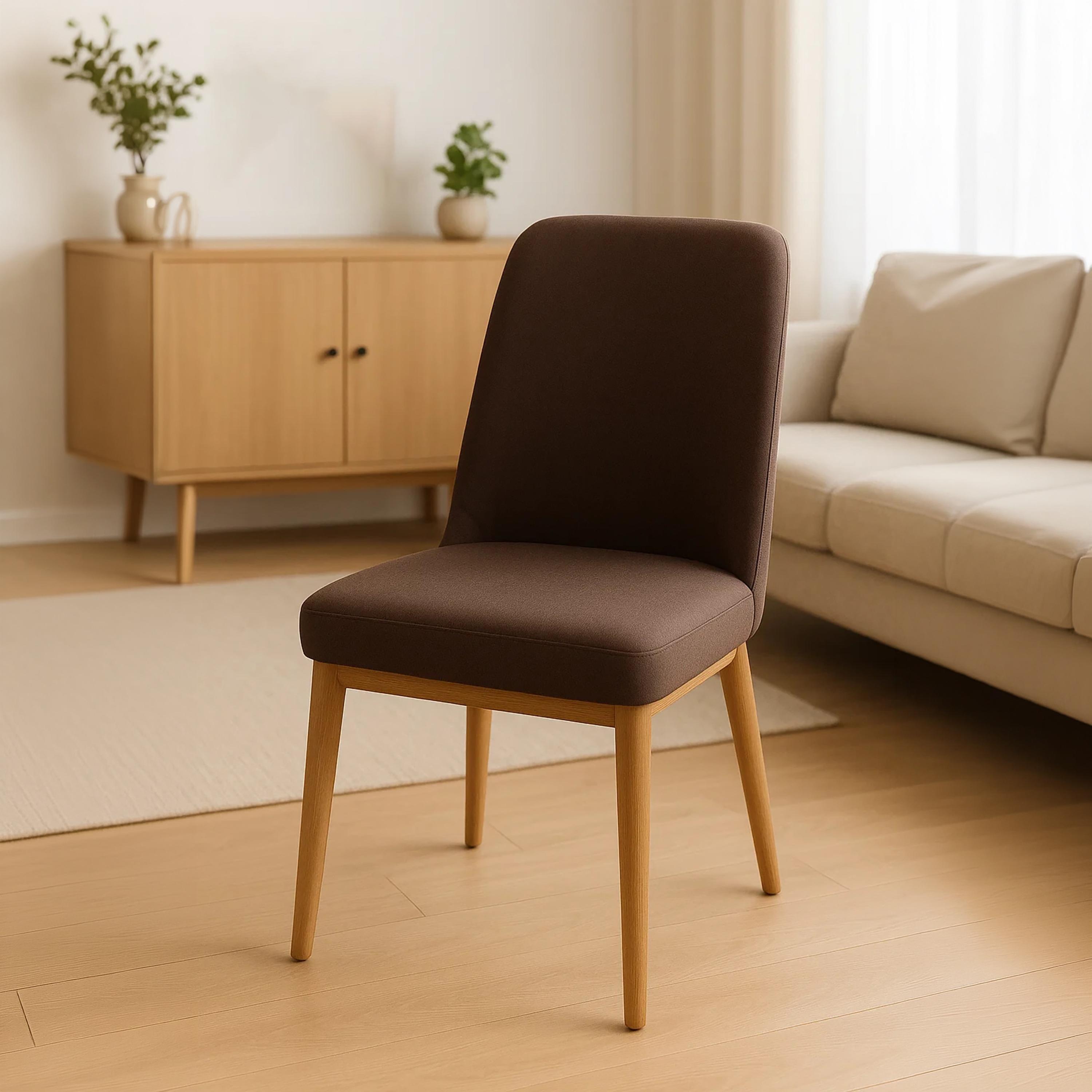 Maria Homes Brown Armless Chair-furniture-diningroom-chairsandbenches-image-1