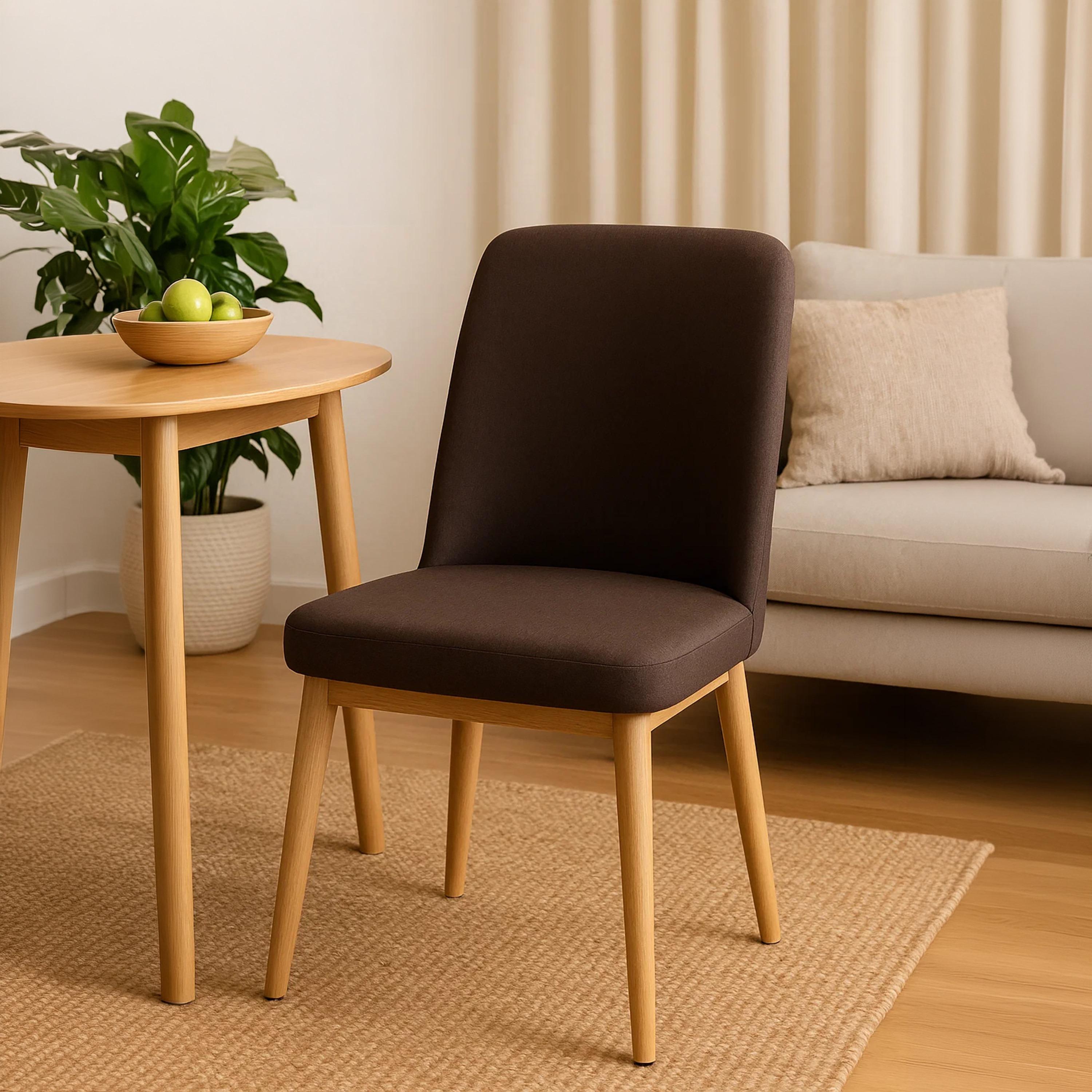 Maria Homes Brown Armless Chair-furniture-diningroom-chairsandbenches-image-2