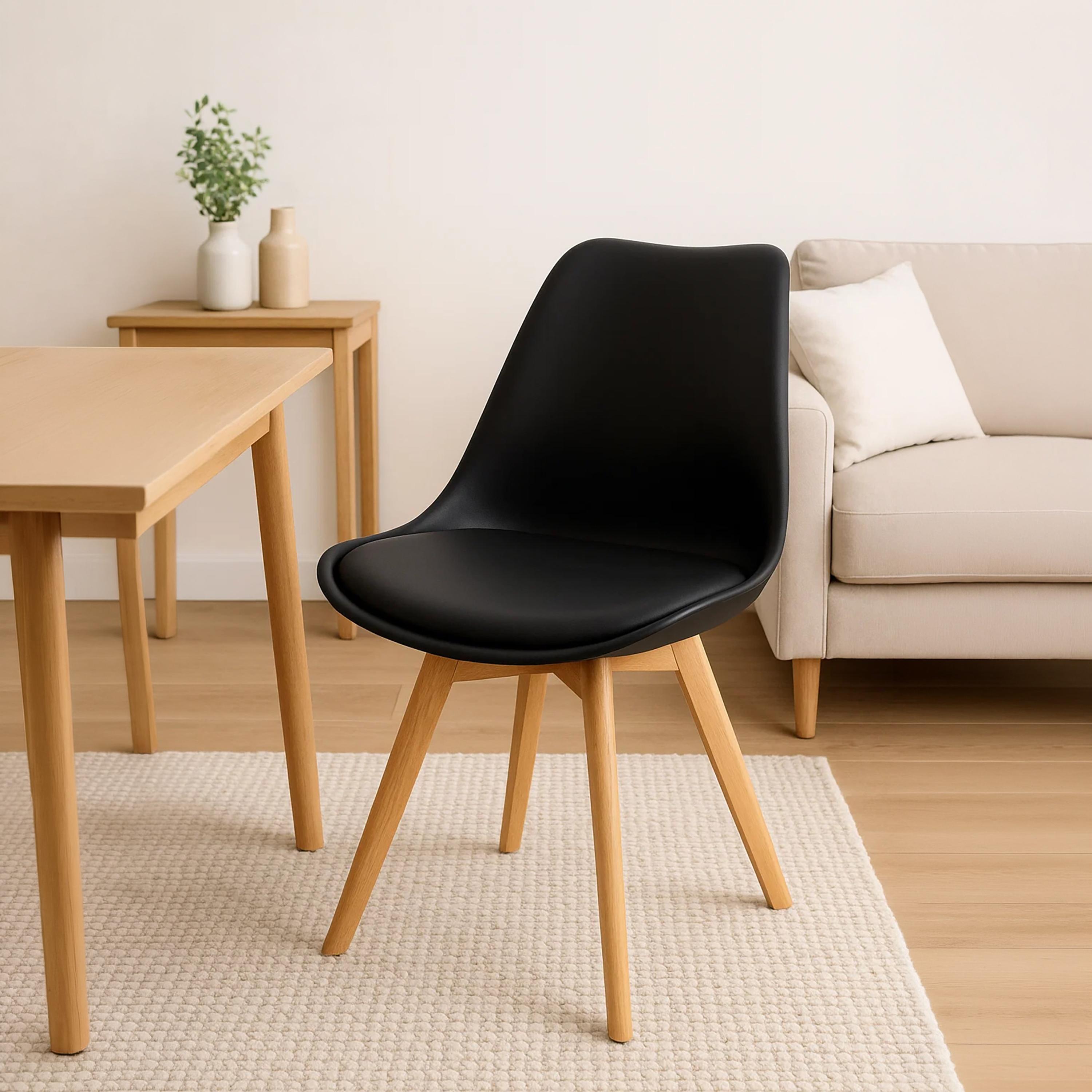 كرسي أنيق بدون ذراعين من ماريا هومز-furniture-diningroom-chairsandbenches-image-1