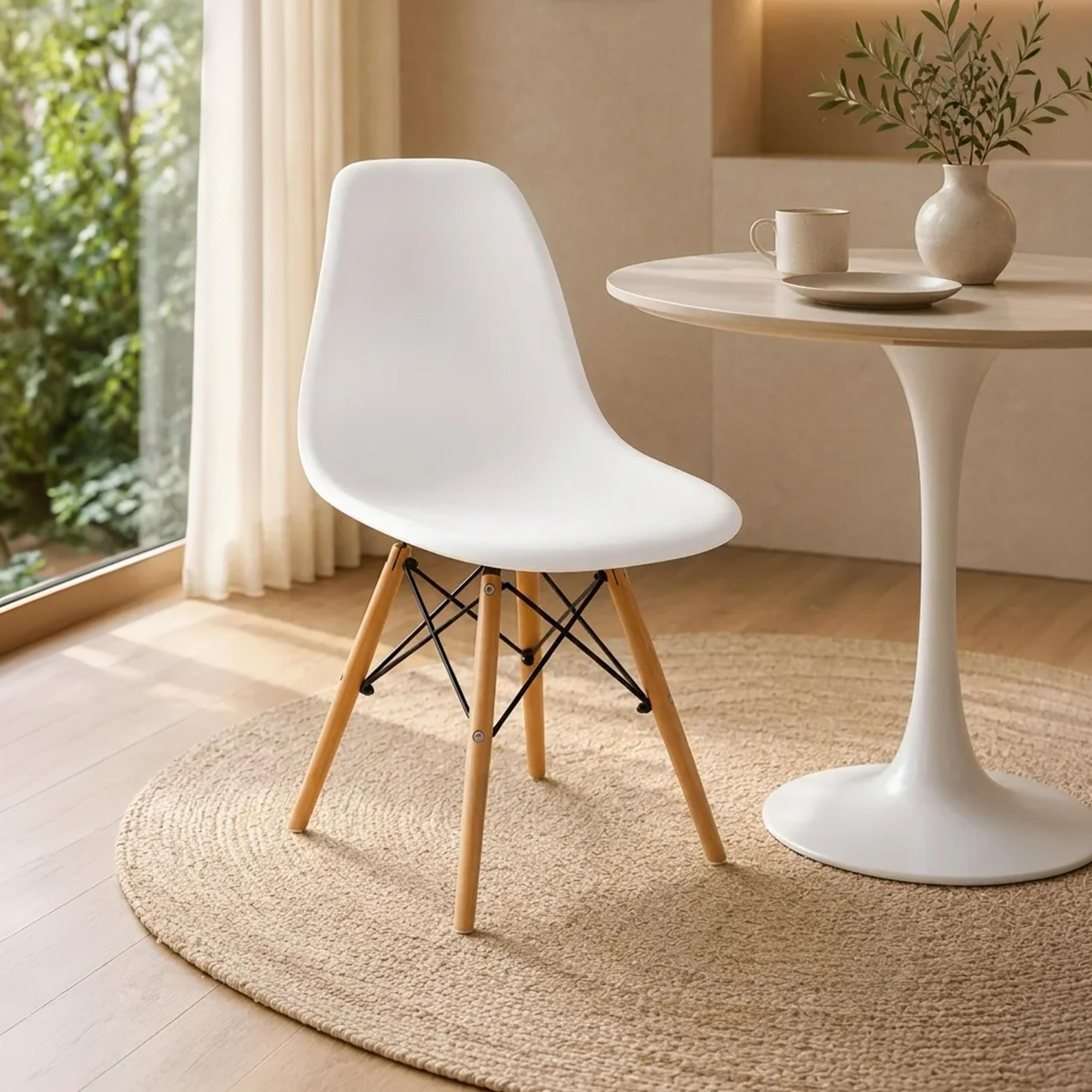 كرسي أنيق بدون ذراعين من ماريا هومز-furniture-diningroom-chairsandbenches-image-1
