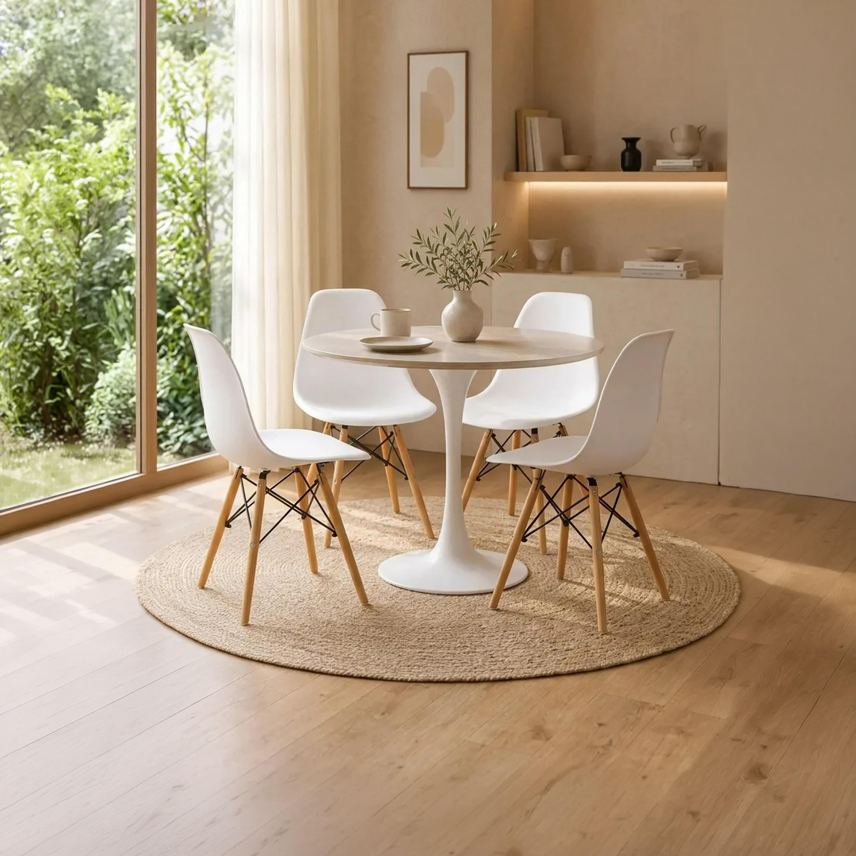 كرسي أنيق بدون ذراعين من ماريا هومز-furniture-diningroom-chairsandbenches-image-2