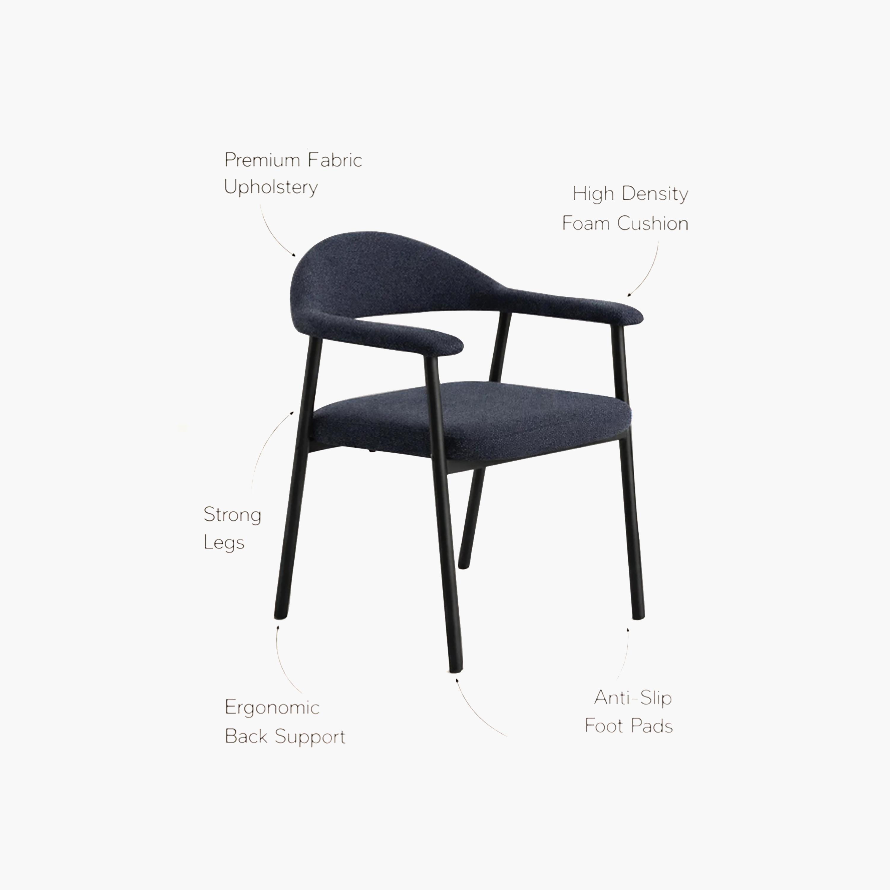 كرسي بذراعين مبطن من ماريا هومز-furniture-sofaandseating-armchairs-image-3