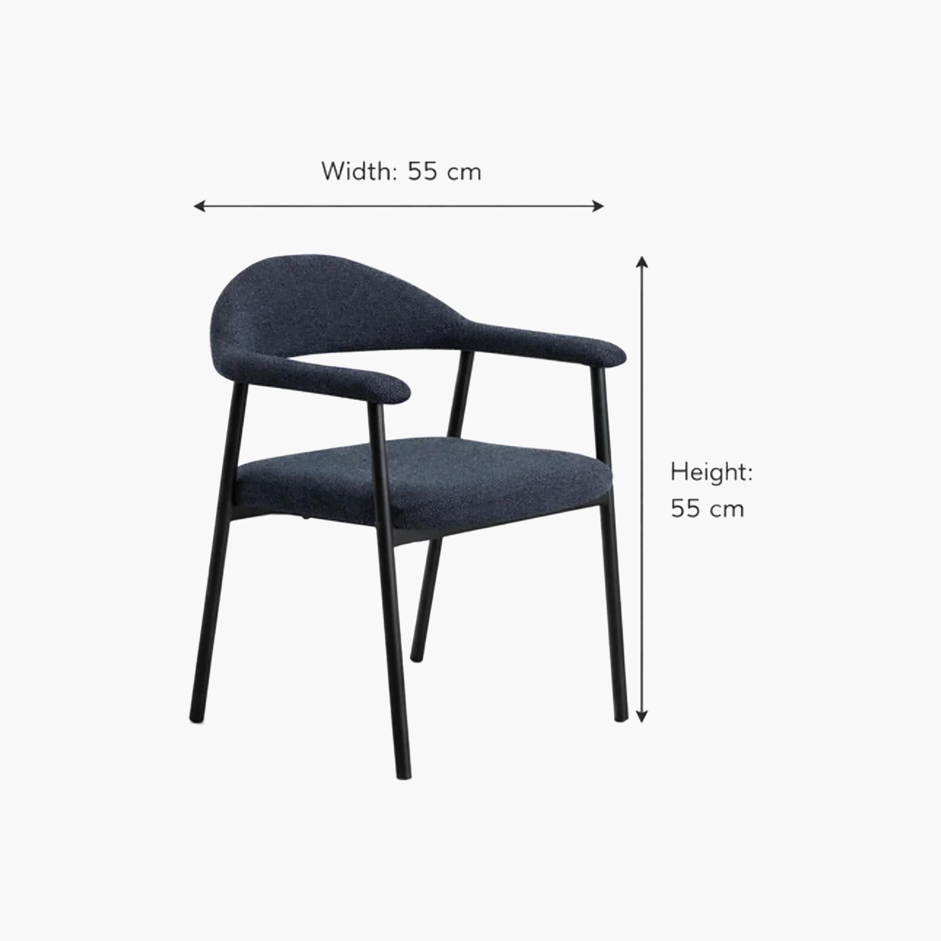 كرسي بذراعين مبطن من ماريا هومز-furniture-sofaandseating-armchairs-image-5