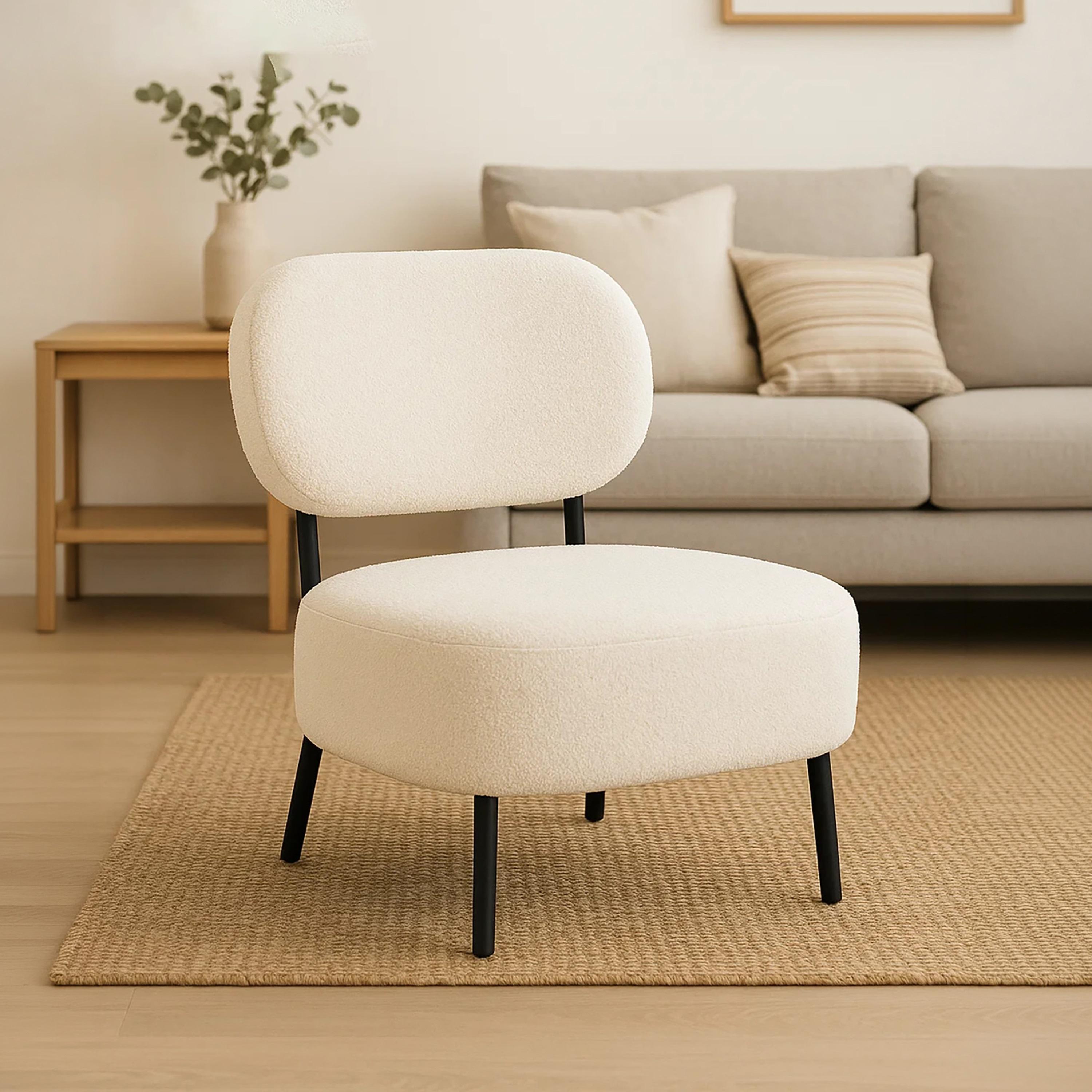 Maria Homes White Armless Chair-furniture-diningroom-chairsandbenches-image-1
