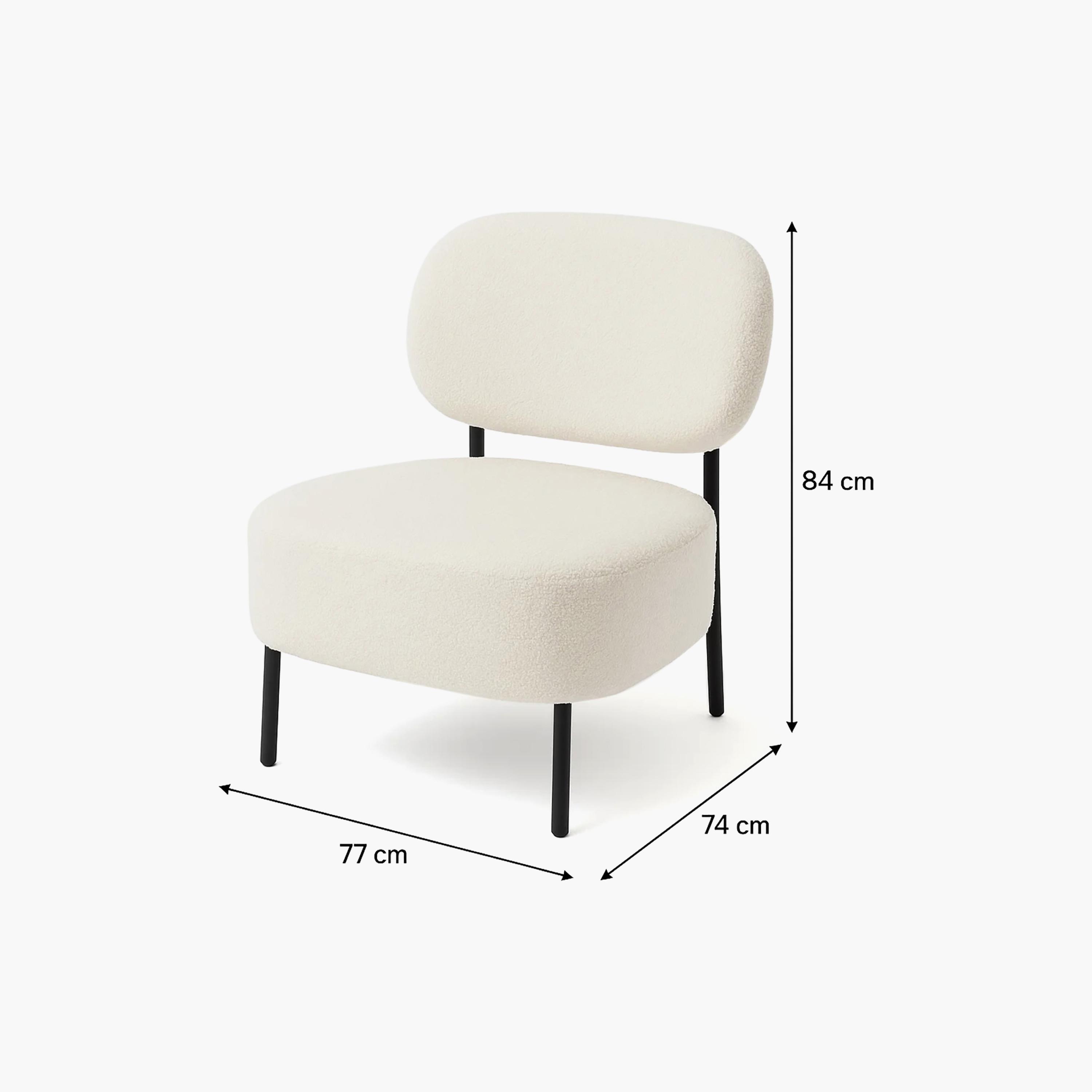 Maria Homes White Armless Chair-furniture-diningroom-chairsandbenches-image-5