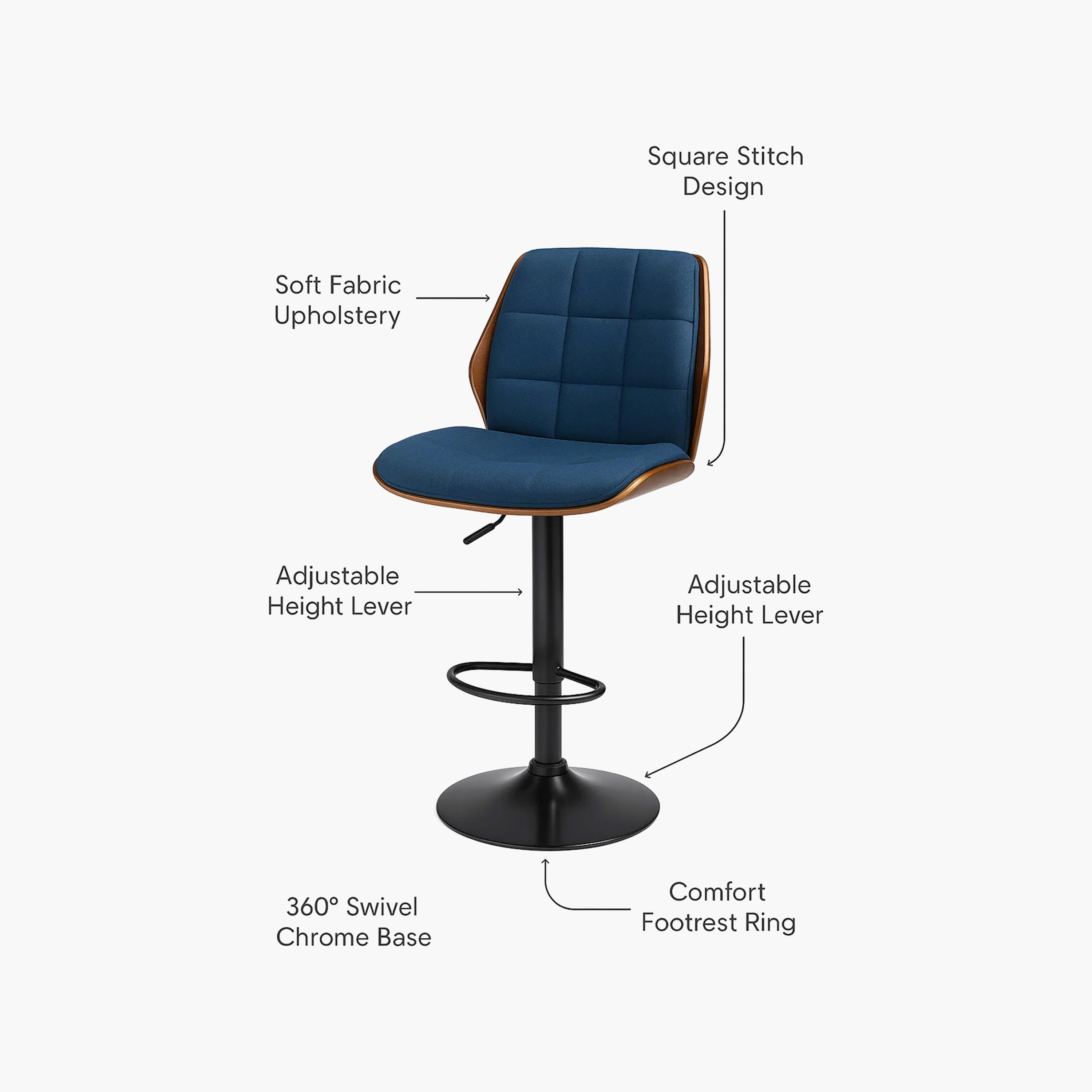 Maria Homes Blue Armless Bar Stool-furniture-diningroom-barfurniture-image-4