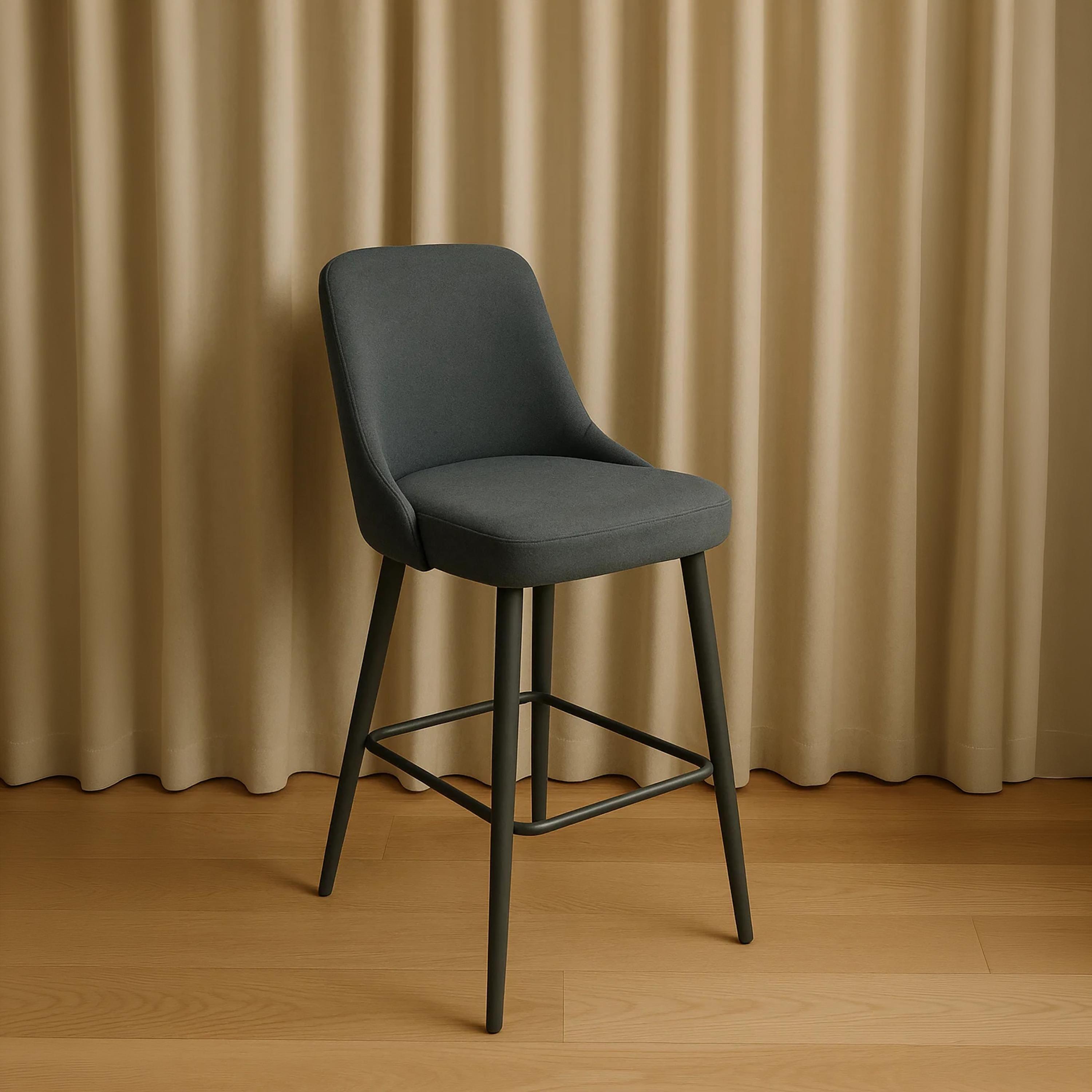 Maria Homes Grey Armless Bar Stool-furniture-diningroom-barfurniture-image-1