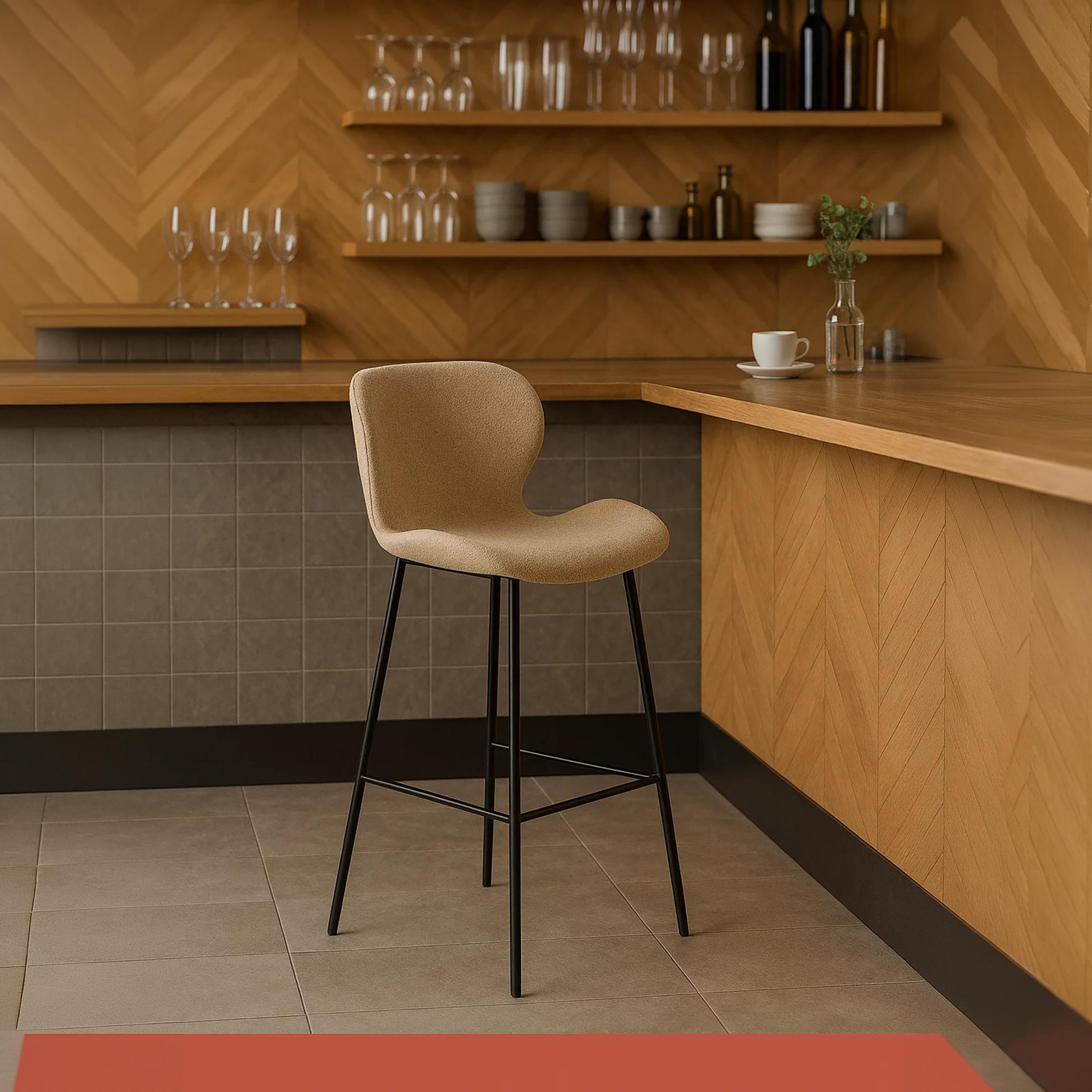 كرسي بار بدون ذراعين بني من ماريا هومز-furniture-diningroom-barfurniture-image-3