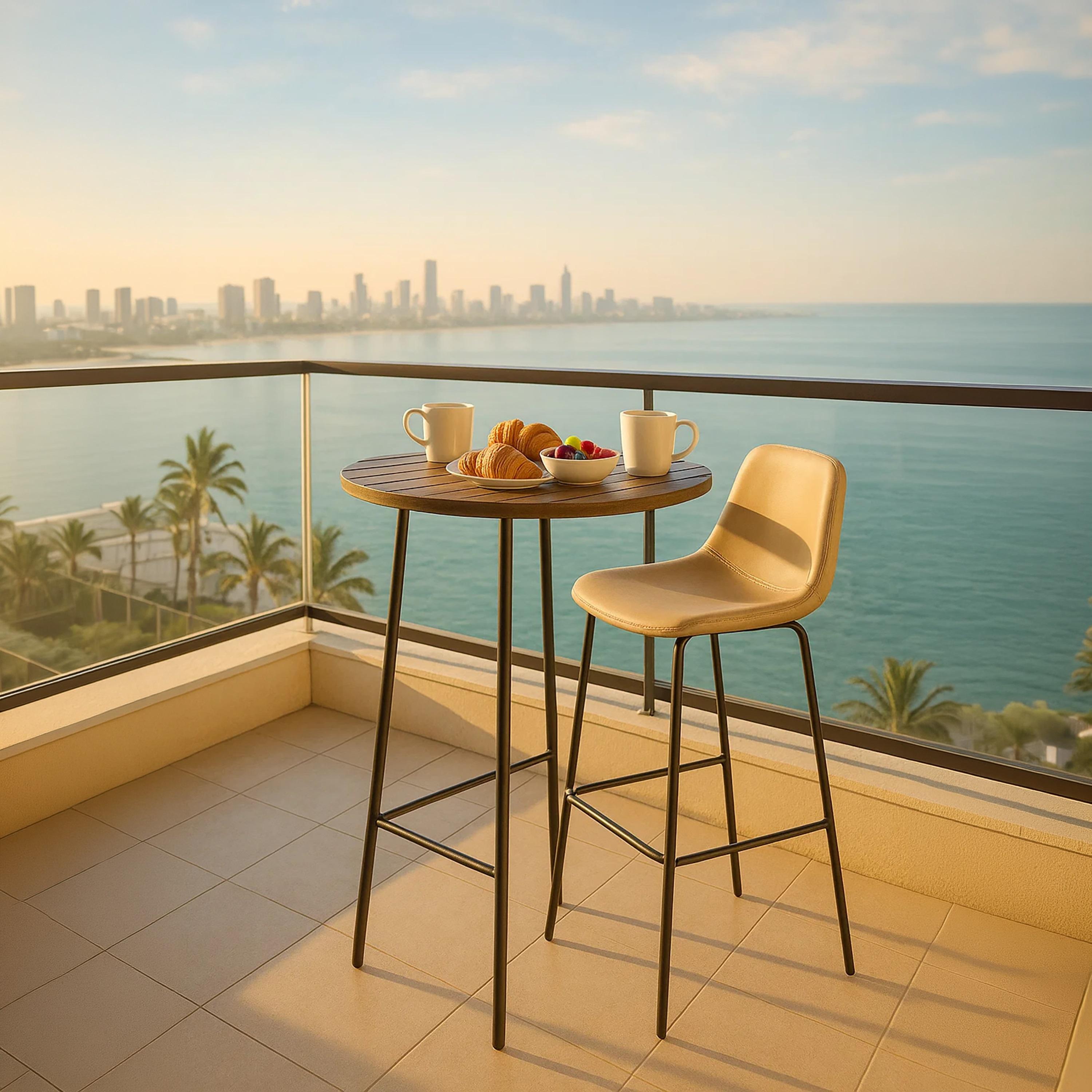 Maria Homes Beige Armless Bar Stool-furniture-diningroom-barfurniture-image-3