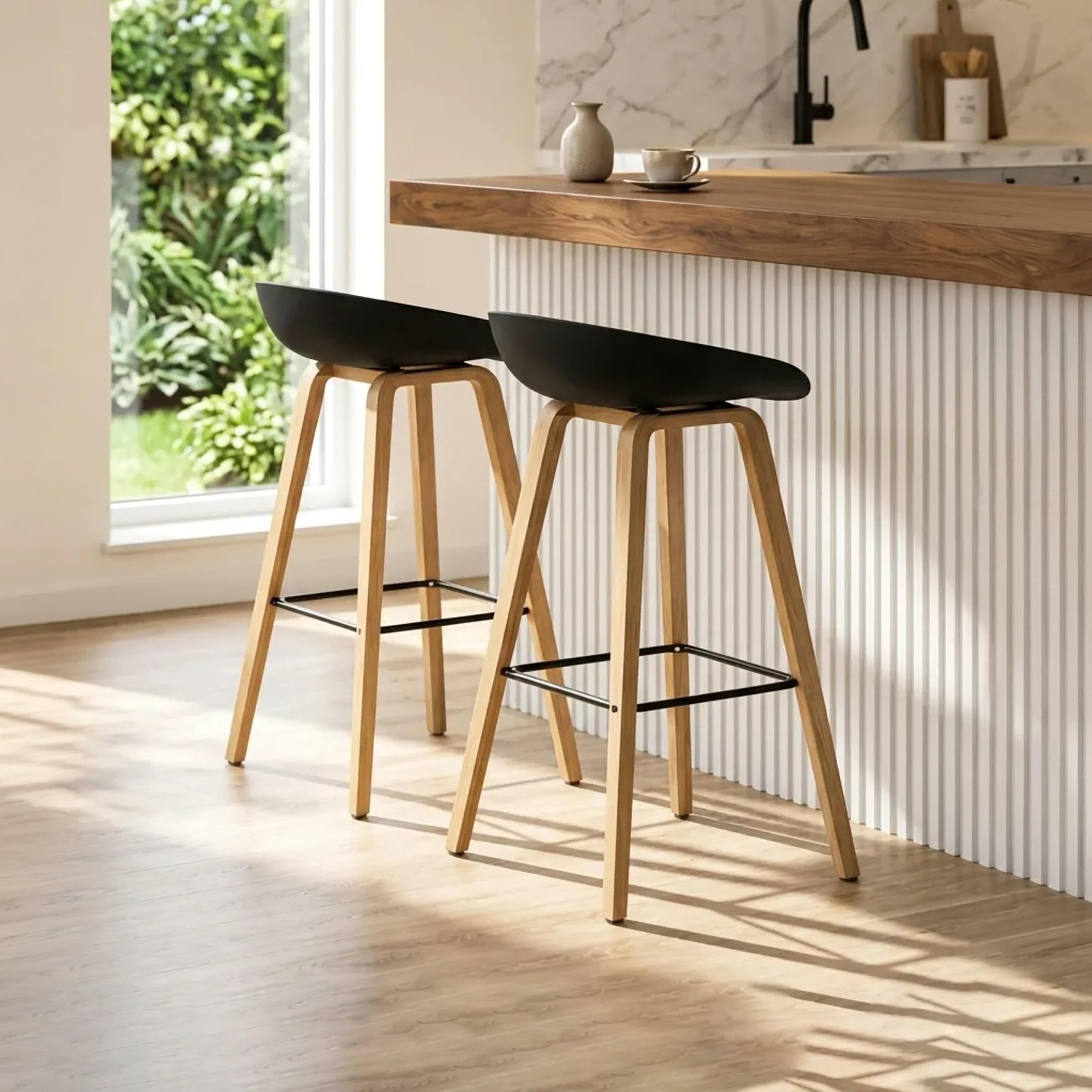 Maria Homes Black Armless Bar Stool-furniture-diningroom-barfurniture-image-2