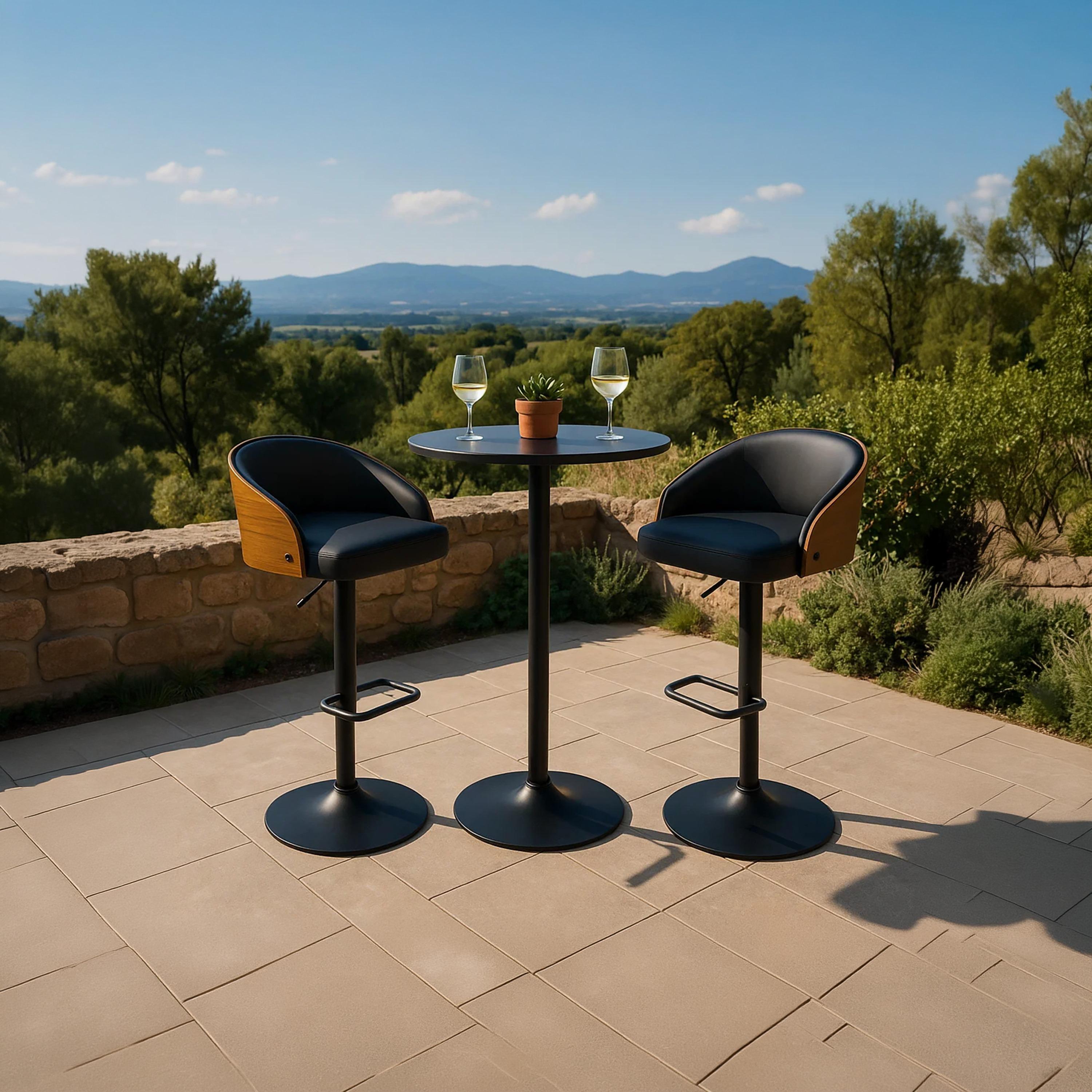 Maria Homes Black Armless Bar Stool-furniture-diningroom-barfurniture-image-2