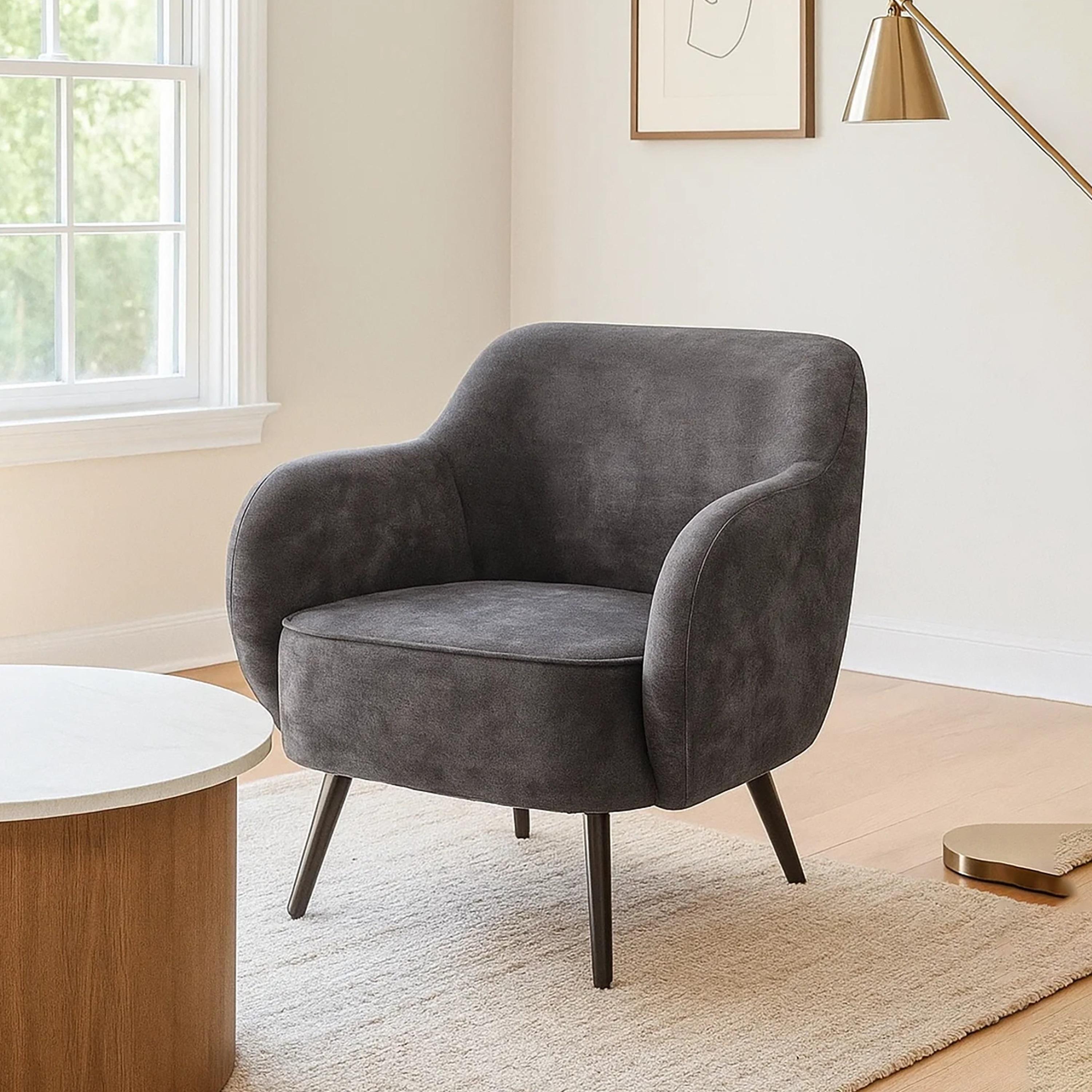 كرسي بذراعين مبطن من ماريا هومز-furniture-sofaandseating-armchairs-image-1