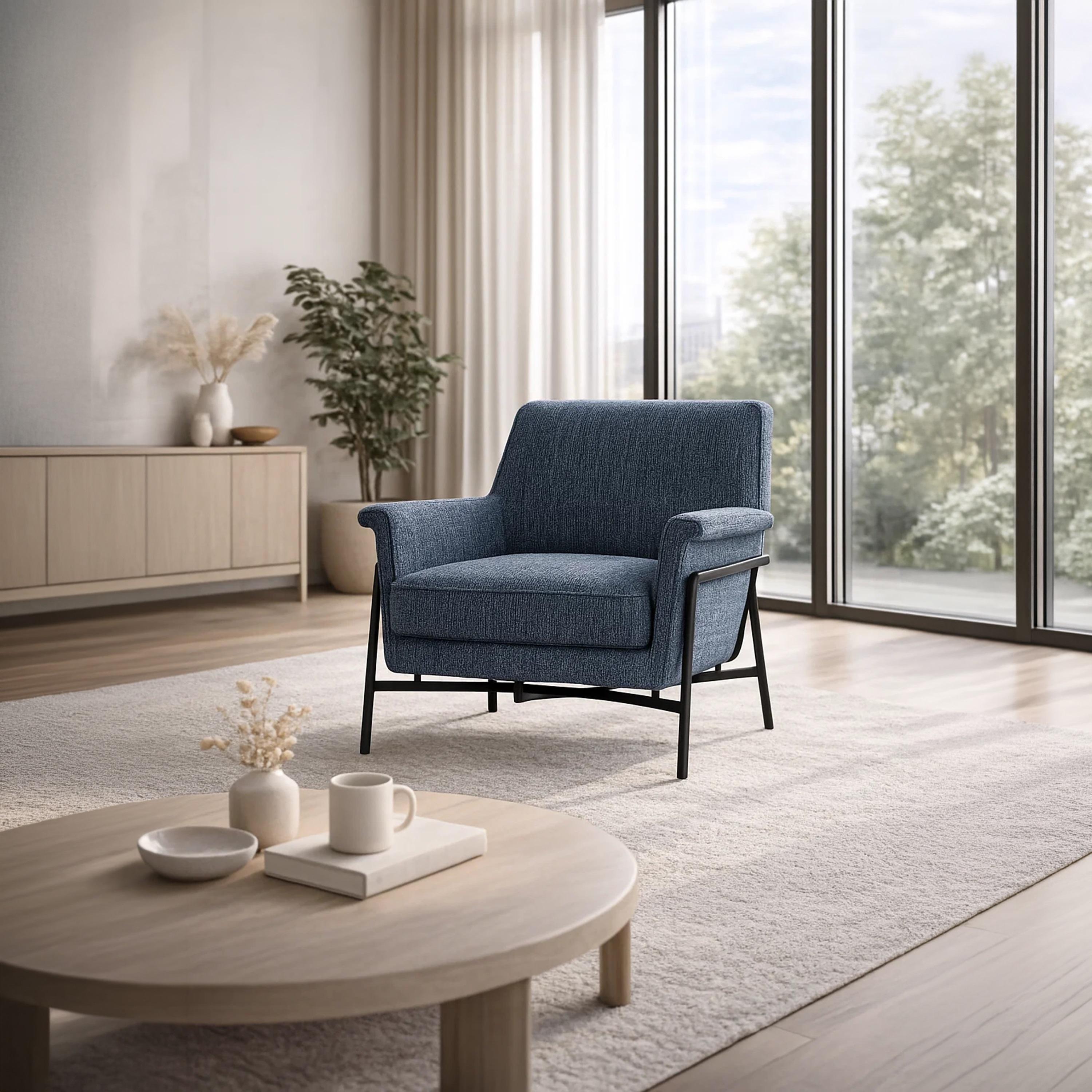 كرسي بذراعين مبطن من ماريا هومز-furniture-sofaandseating-armchairs-image-2