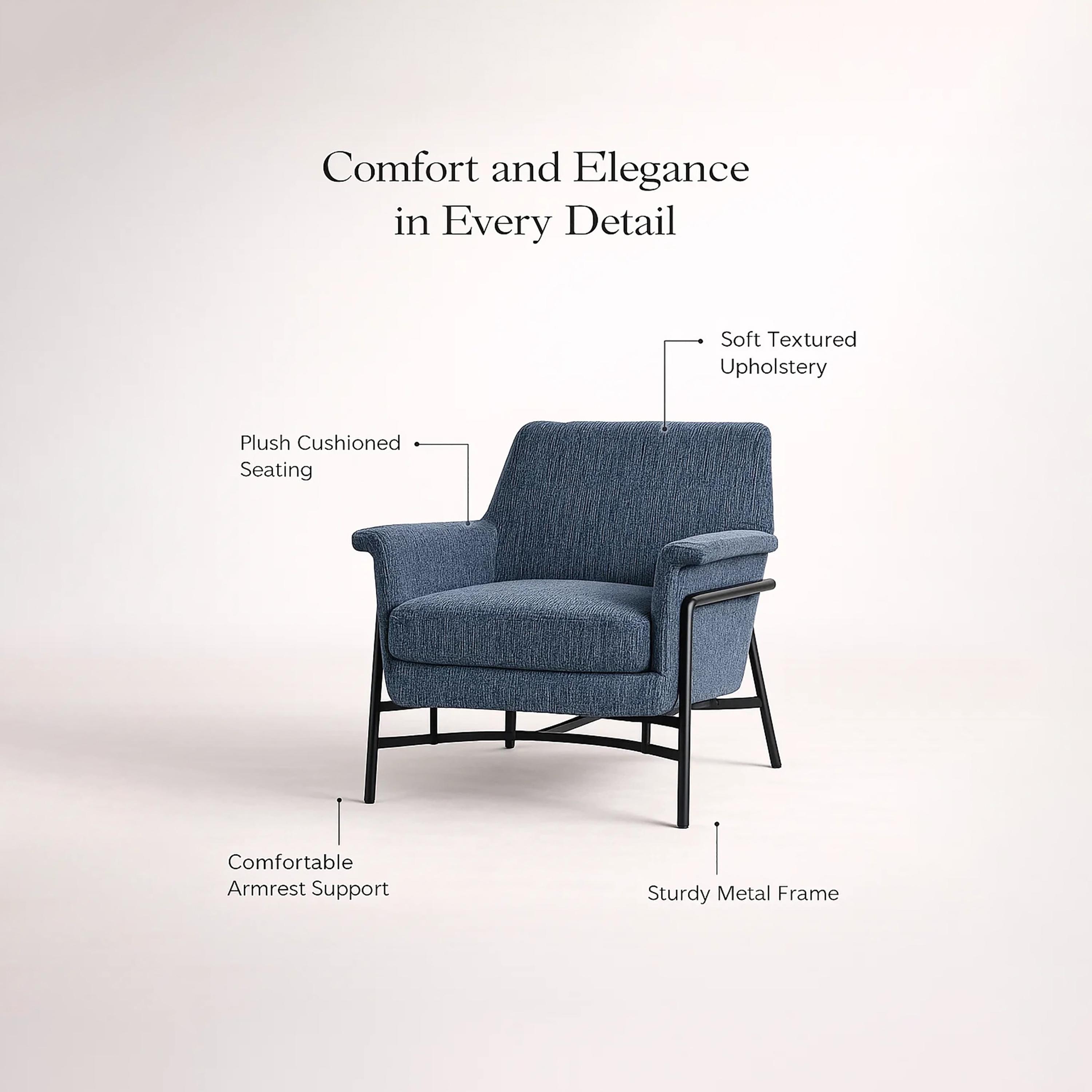 كرسي بذراعين مبطن من ماريا هومز-furniture-sofaandseating-armchairs-image-4