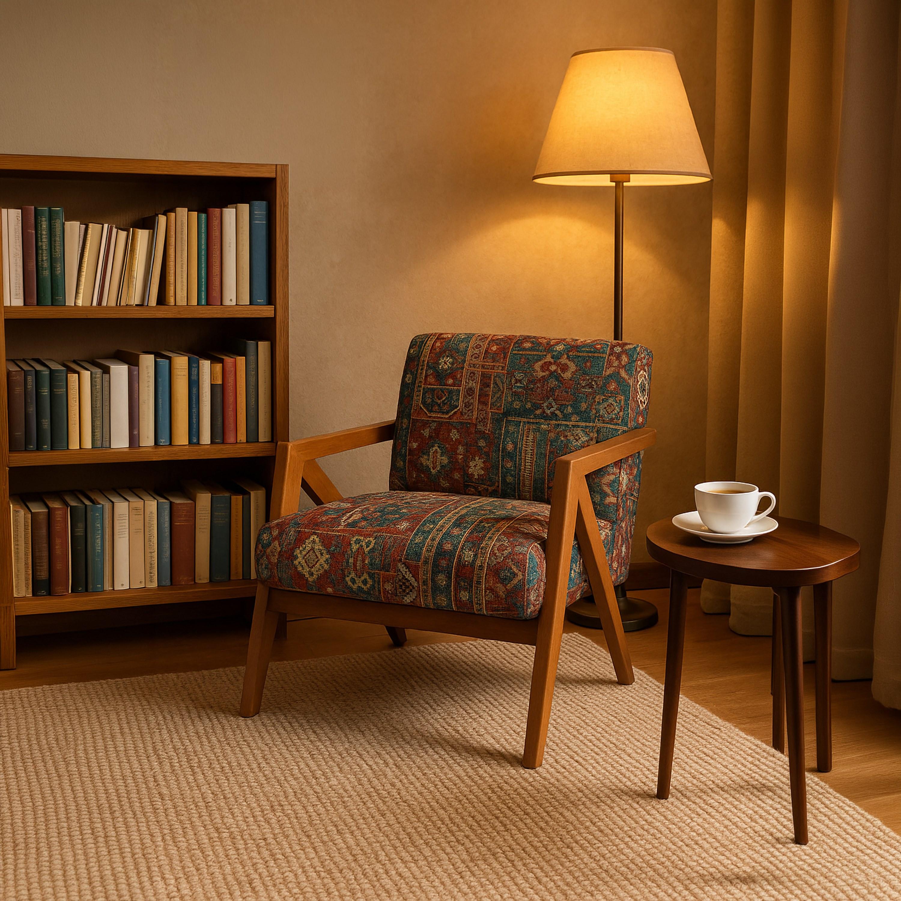 كرسي متعدد الألوان بذراعين مستقيمة من ماريا هومز-furniture-sofaandseating-armchairs-image-1