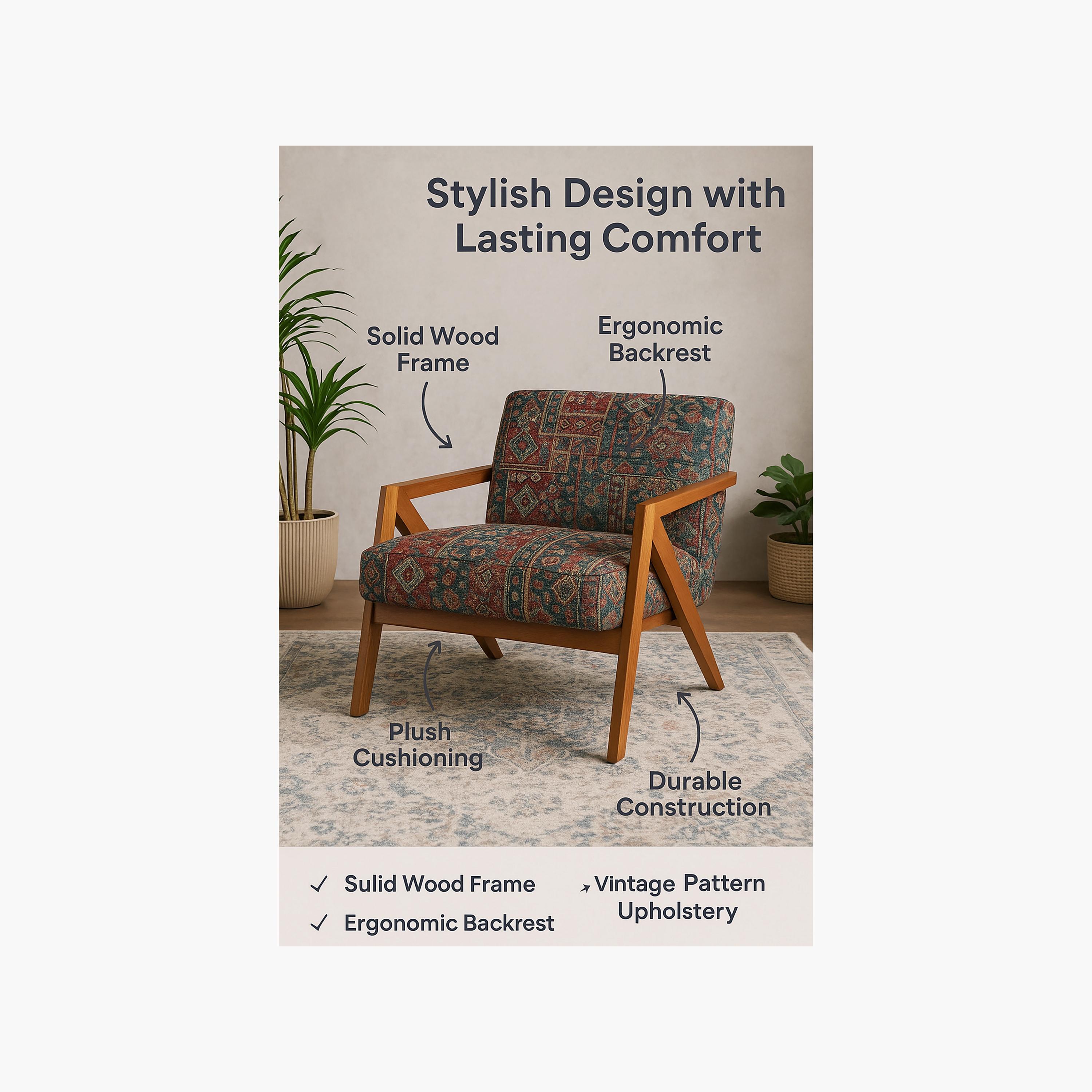 كرسي متعدد الألوان بذراعين مستقيمة من ماريا هومز-furniture-sofaandseating-armchairs-image-5