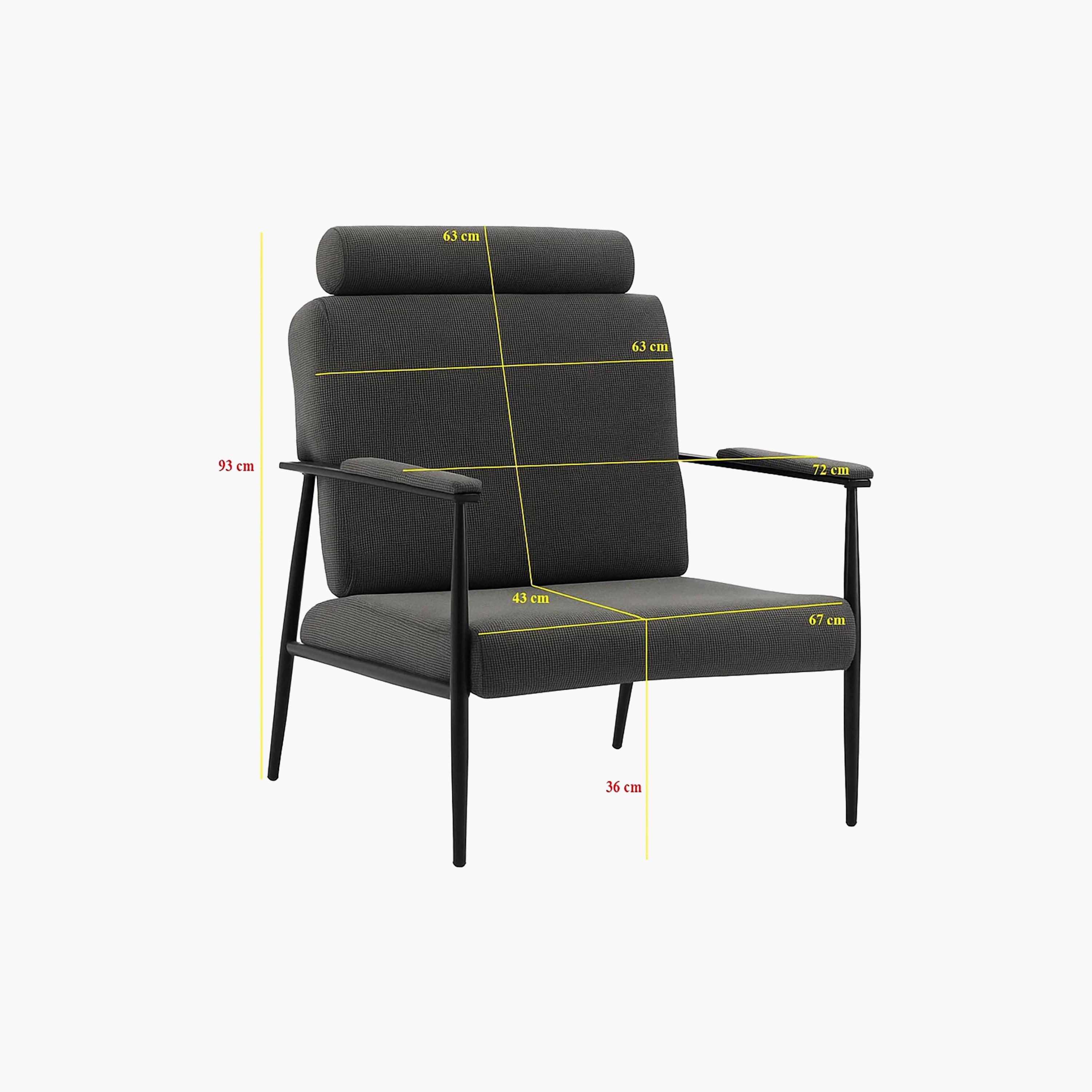 كرسي بذراعين مبطن من ماريا هومز-furniture-sofaandseating-armchairs-image-6