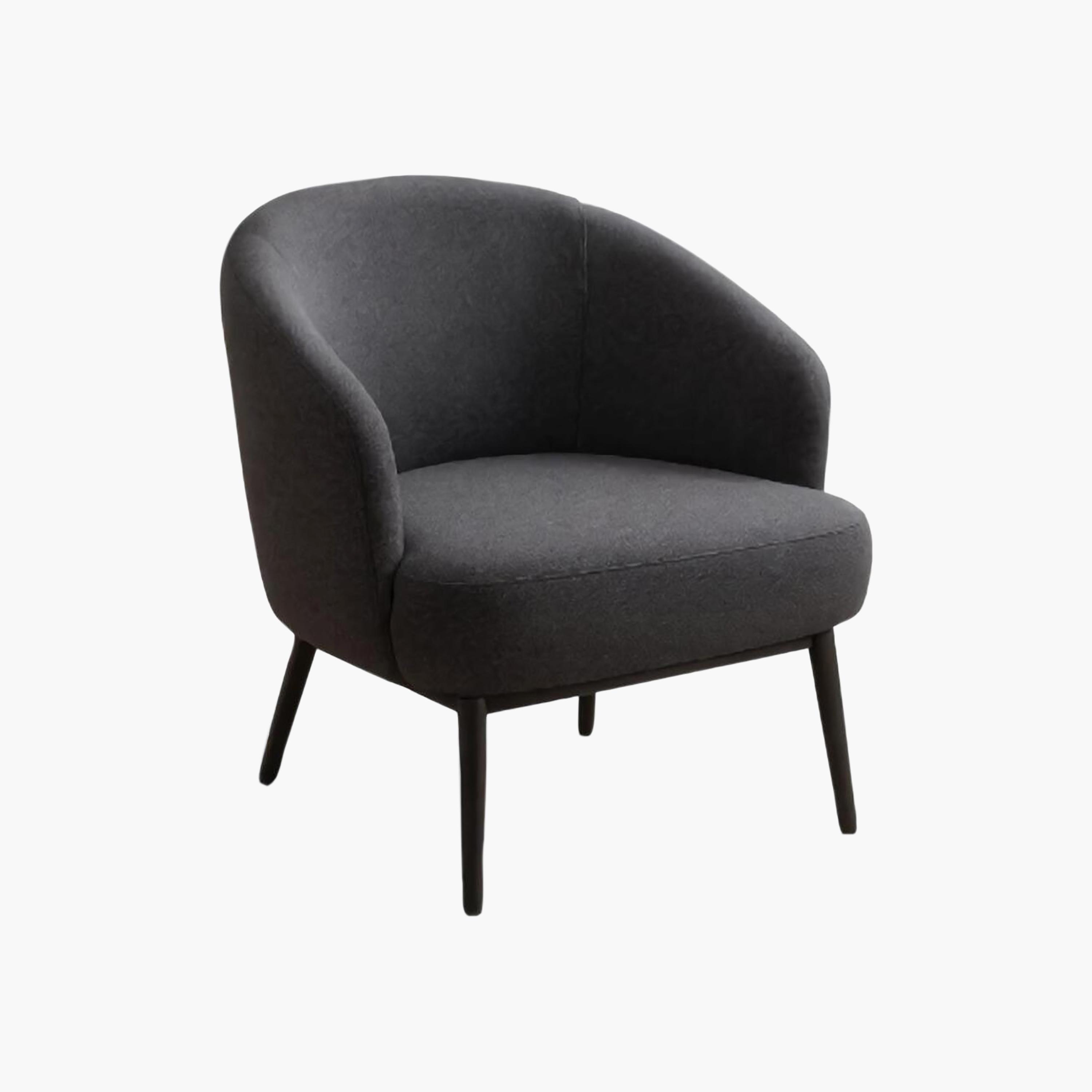 كرسي بذراع منحني رمادي من ماريا هومز-furniture-sofaandseating-armchairs-image-5