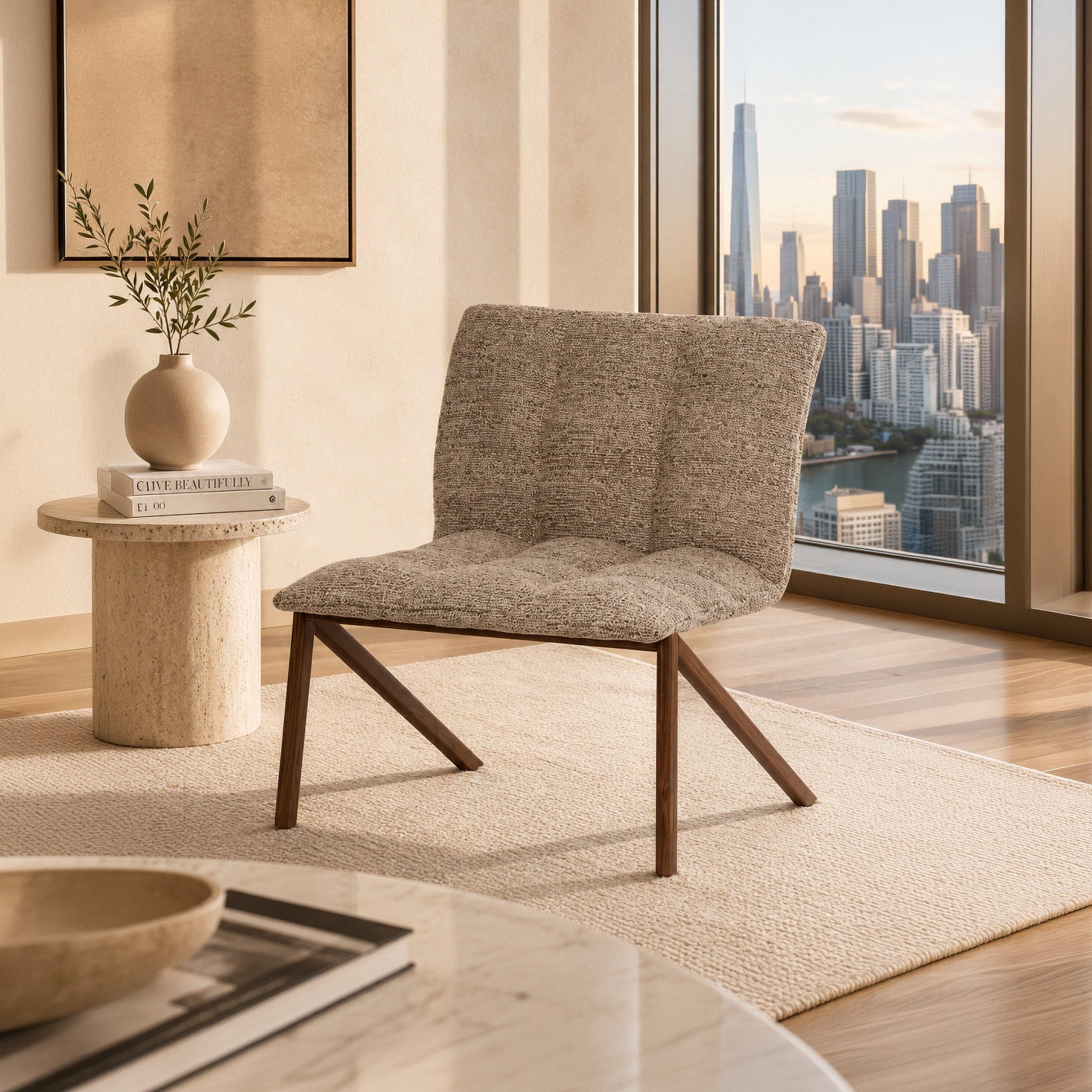 كرسي أنيق بدون ذراعين من ماريا هومز-furniture-diningroom-chairsandbenches-image-1