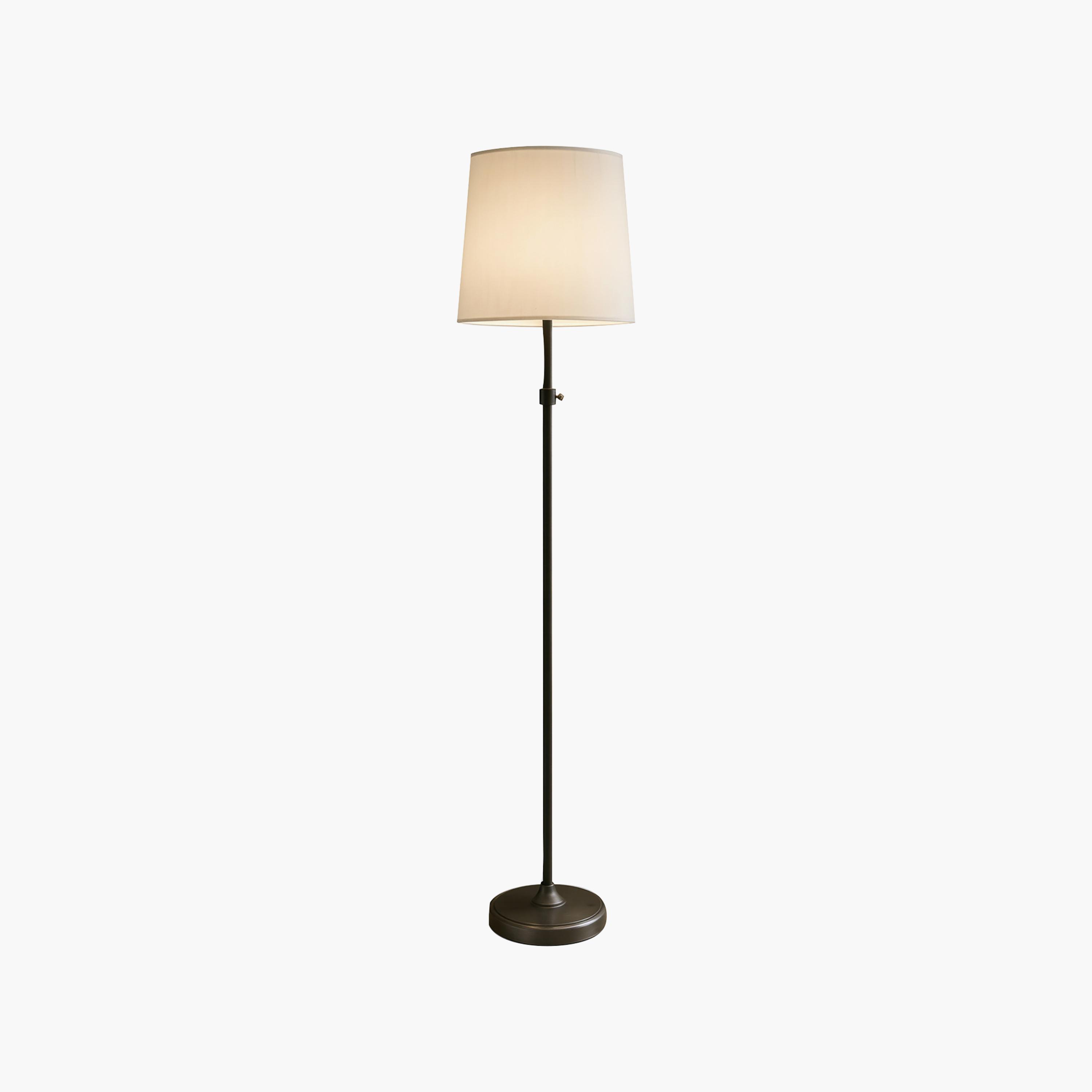 Maria Homes Classic Adjustable Floor Lamp with White Drum Shade-household-lighting-floorlamps-image-5