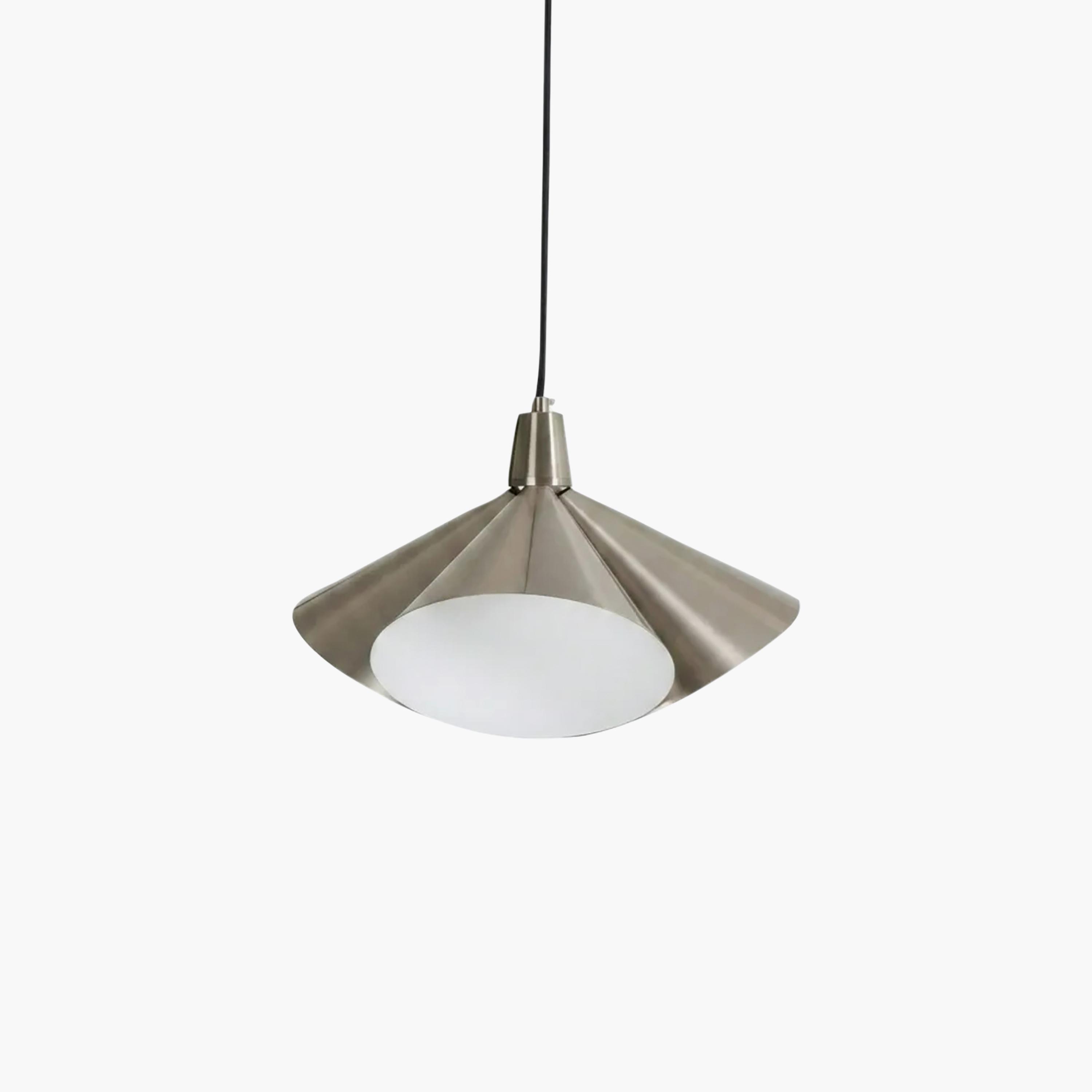 Maria Homes Modern Sculptural Pendant Light with Metal Diffuser Shade-household-lighting-ceilinglamps-image-5