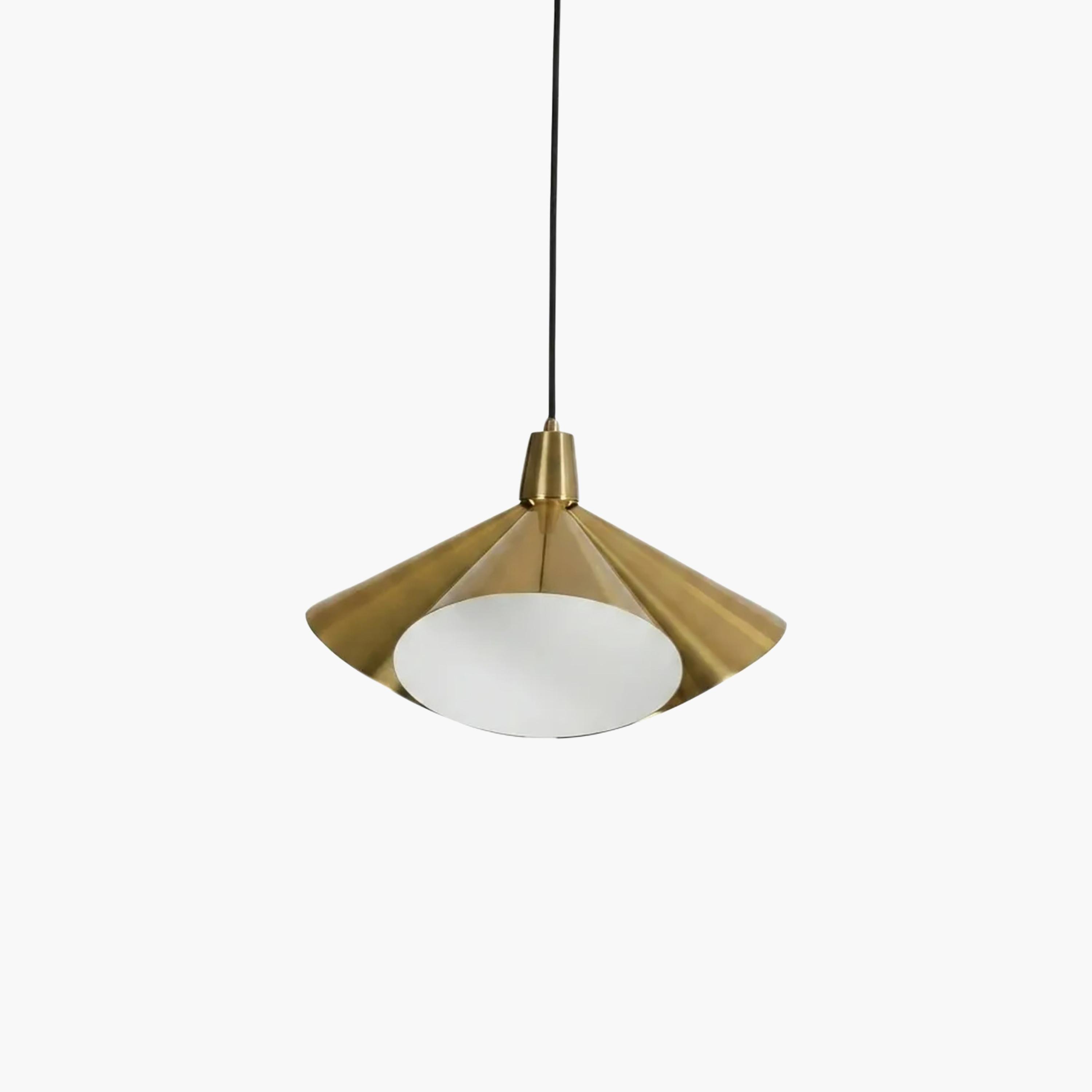 Maria Homes Modern Sculptural Pendant Light with Metal Diffuser Shade-household-lighting-ceilinglamps-image-5