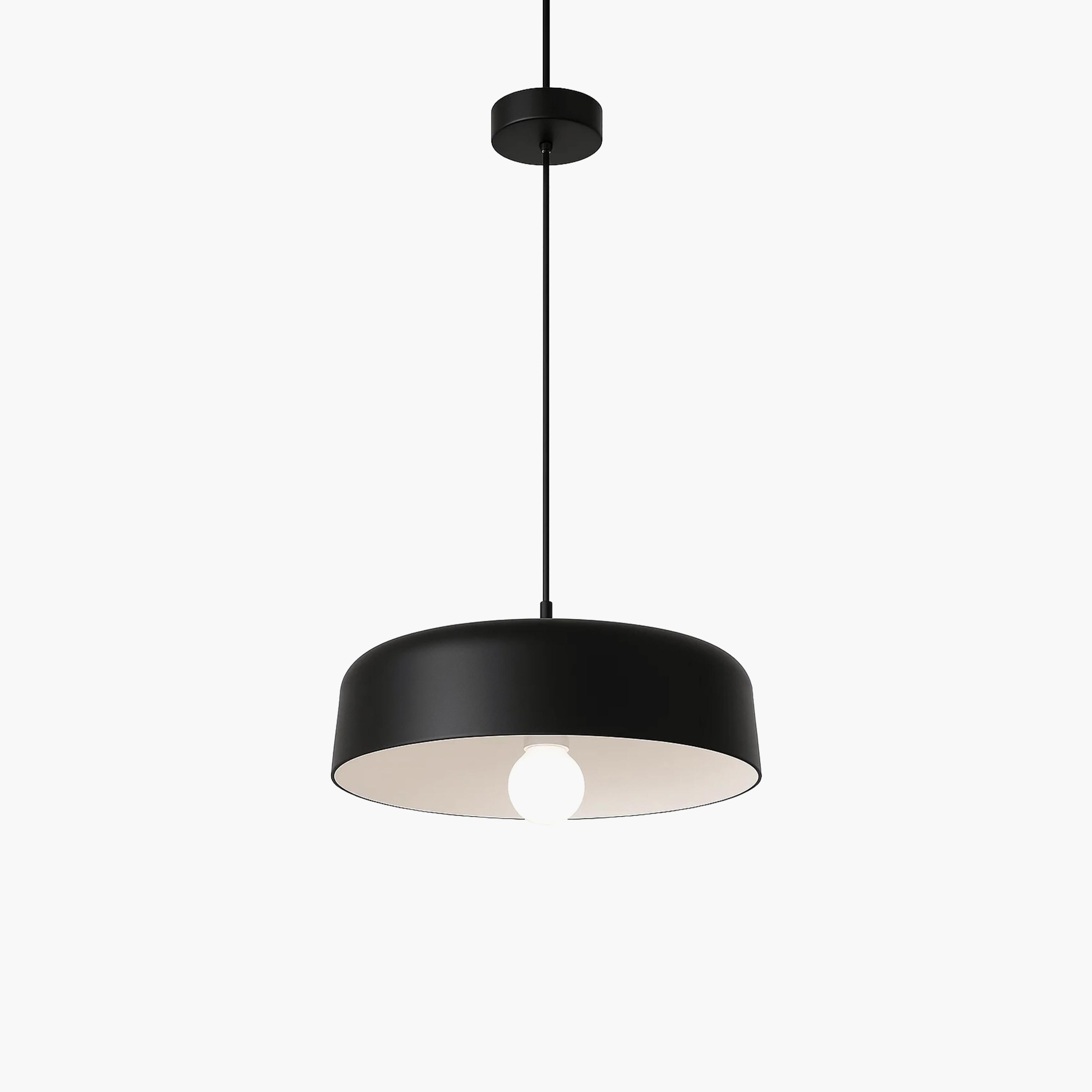 Maria Homes Glossy White Cylinder Pendant Light with Sleek Finish-household-lighting-ceilinglamps-image-4