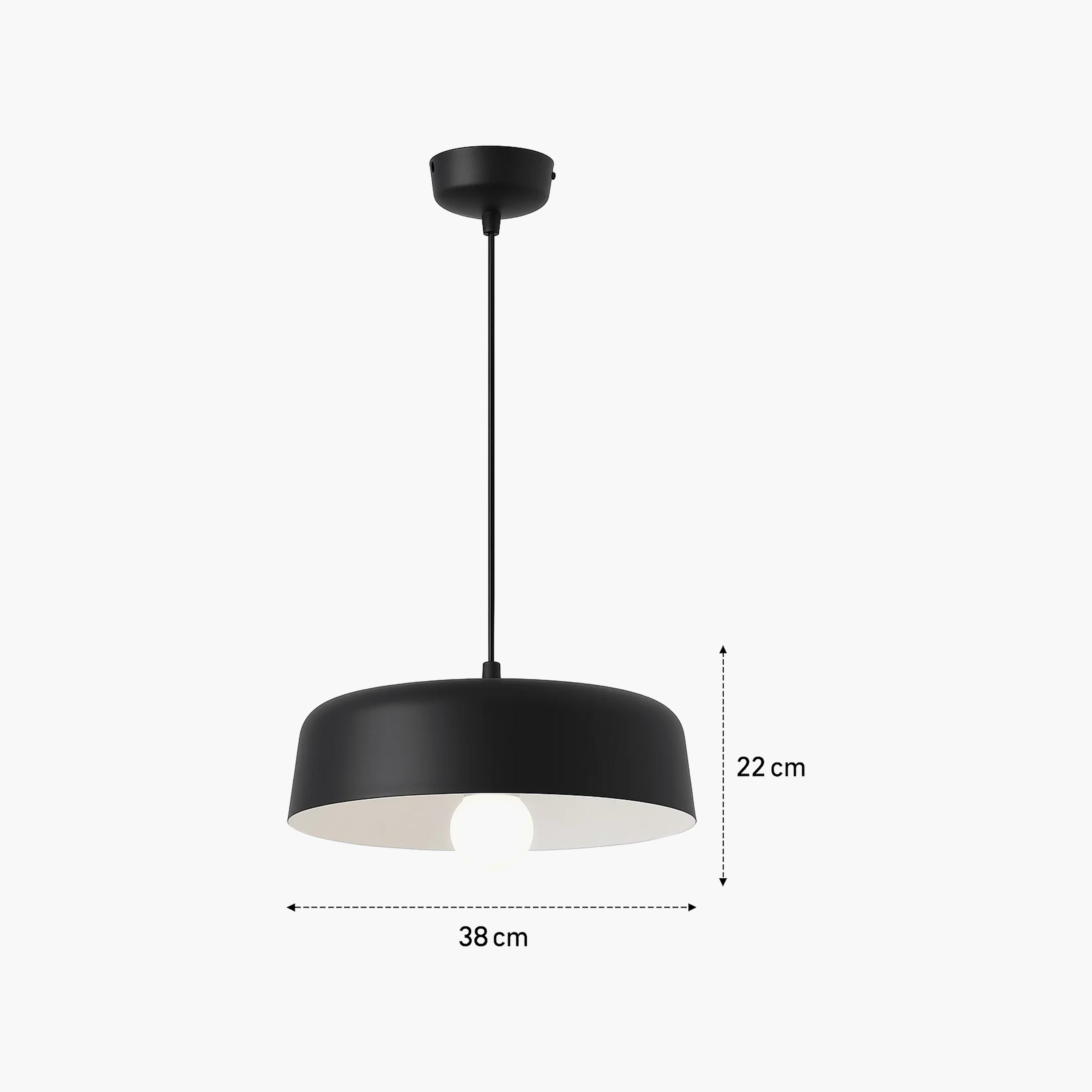 Maria Homes Glossy White Cylinder Pendant Light with Sleek Finish-household-lighting-ceilinglamps-image-5
