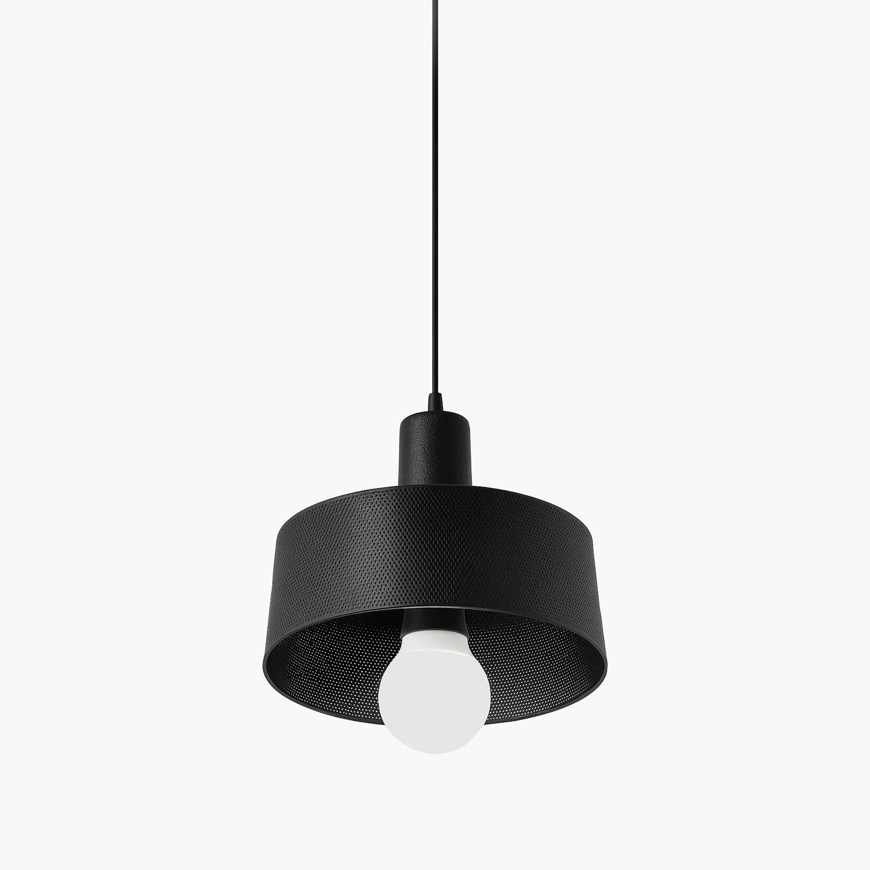 مصباح تعليق سلكي أسود بتصميم صناعي عصري من ماريا هومز-household-lighting-ceilinglamps-image-3