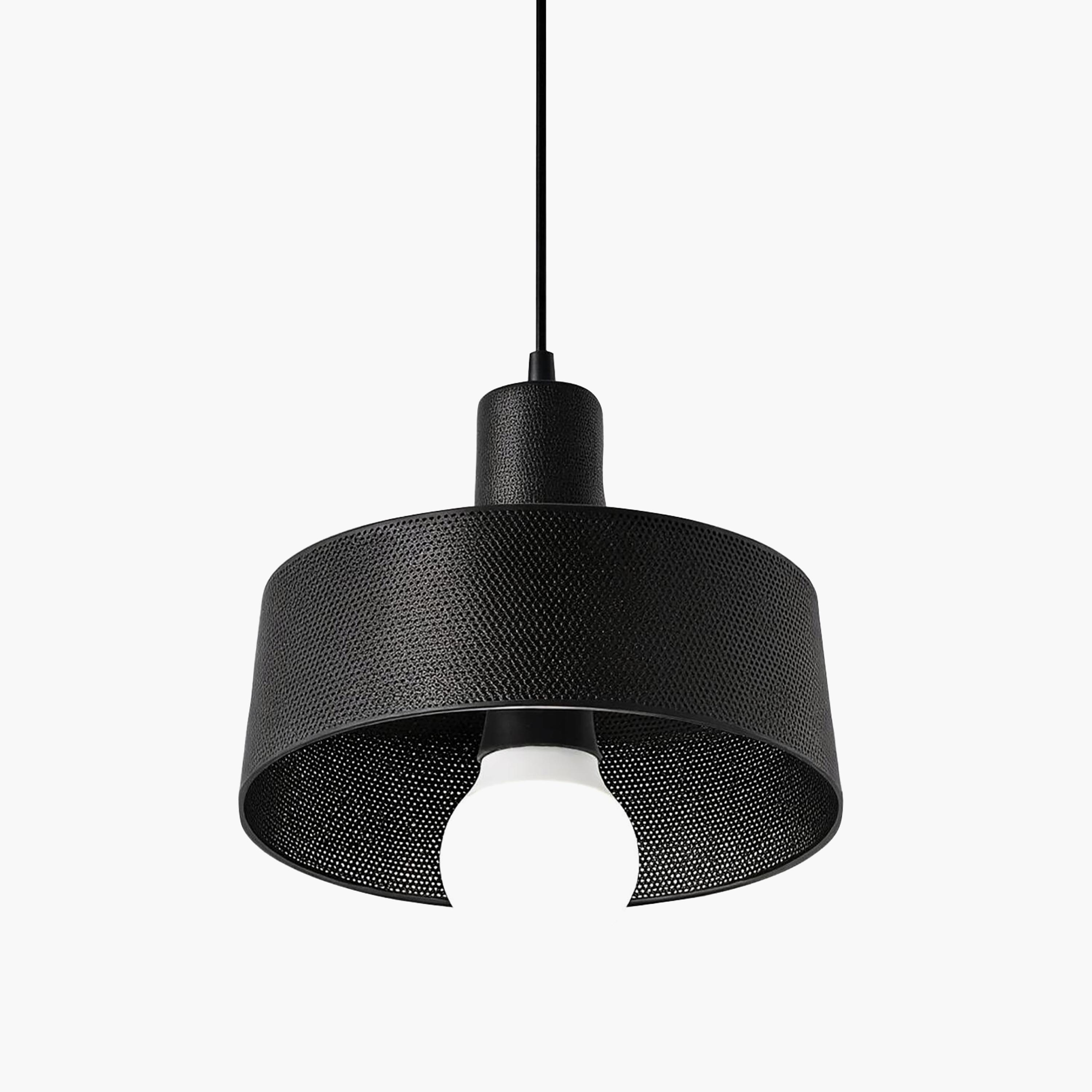 مصباح تعليق سلكي أسود بتصميم صناعي عصري من ماريا هومز-household-lighting-ceilinglamps-image-5