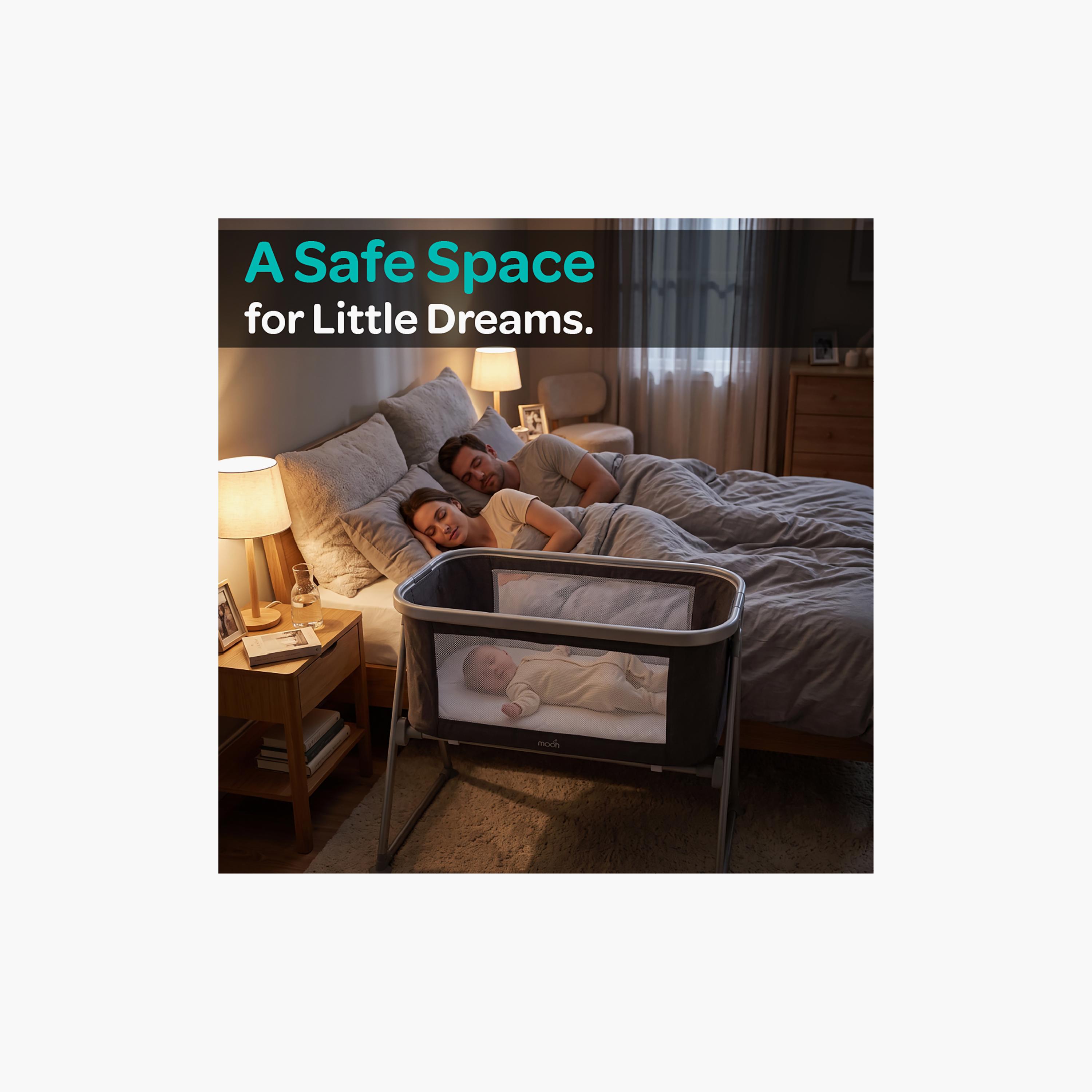 سرير أطفال قابل للطي بهيكل ألومنيوم مع مرتبة مبطنة وحقيبة حمل من مون سيرين-baby-nursery-furniture-cribsandbeds-babycribs-image-8