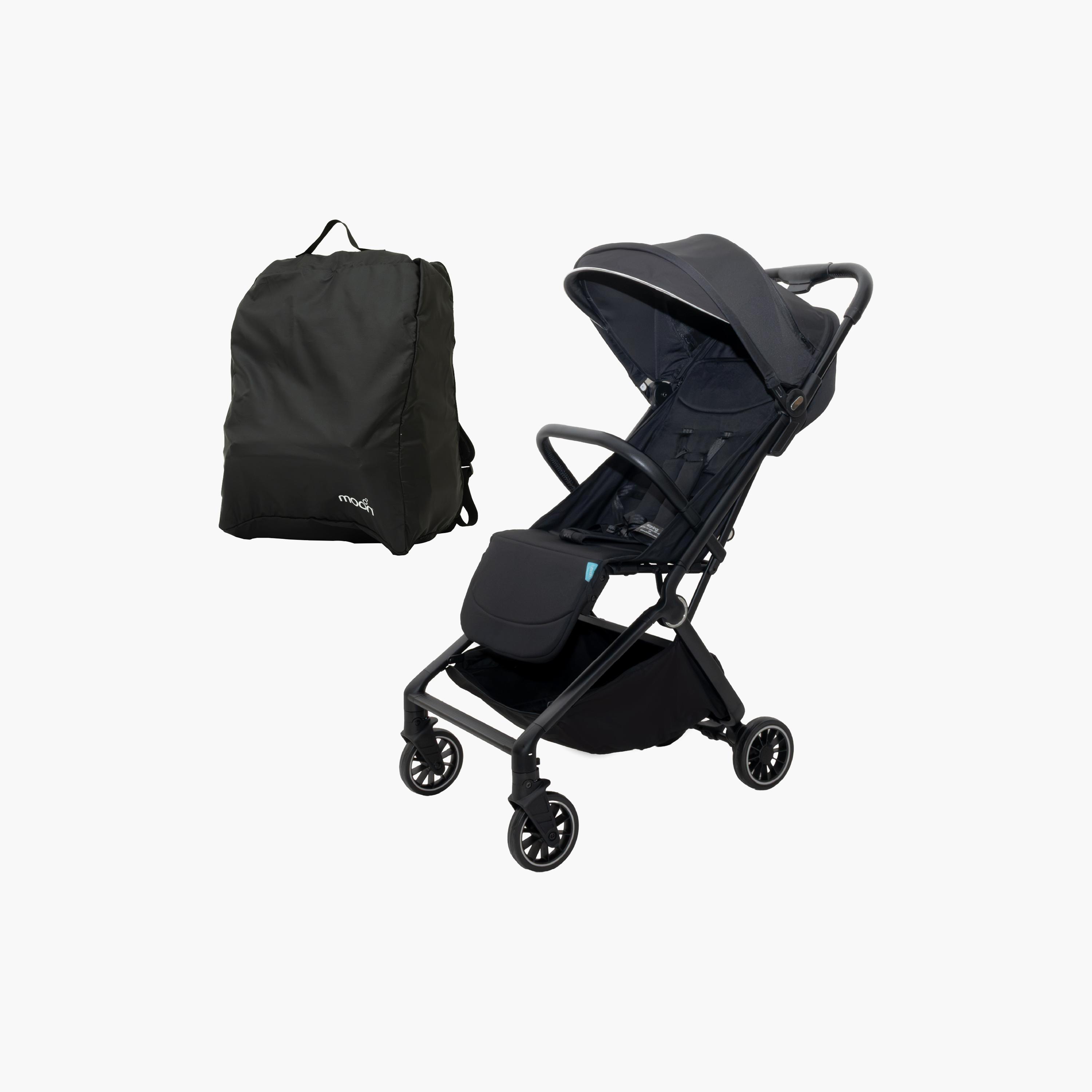 Moon Alora Lightweight Ultra-Compact Cabin-Size Foldable Stroller with Canopy & Carry Bag-baby-gear-strollersandprams-strollers-image-1