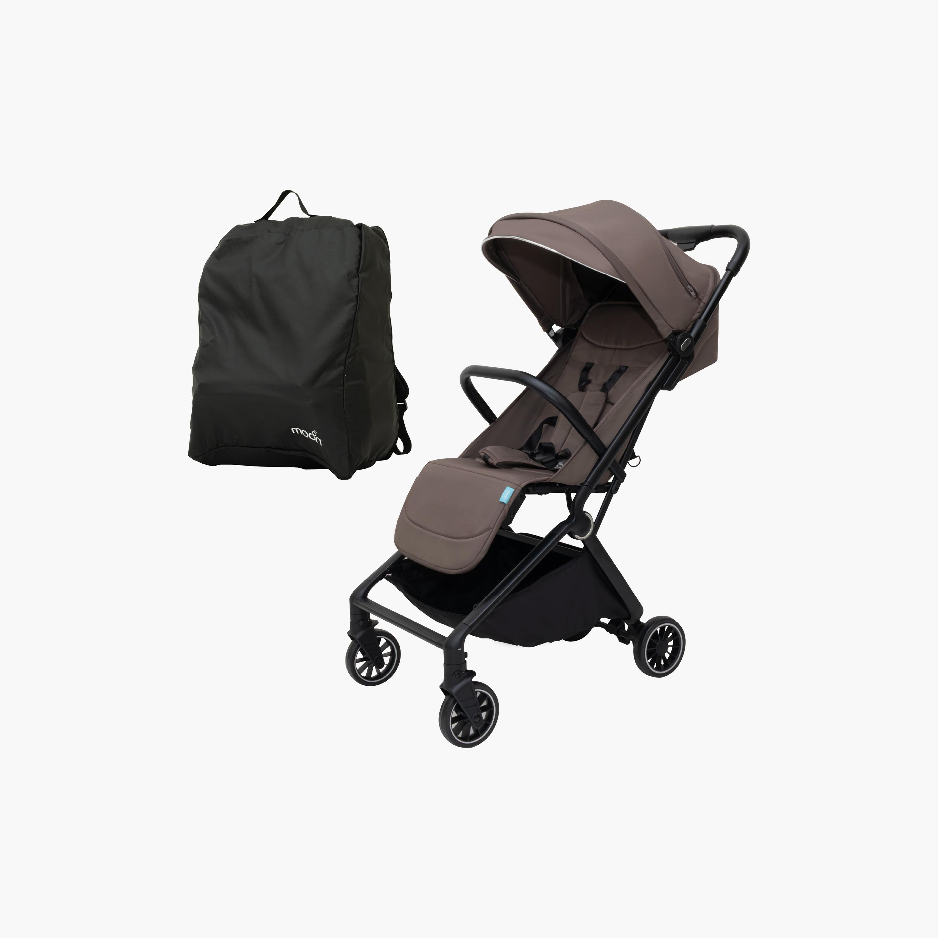Moon Alora Lightweight Ultra-Compact Cabin-Size Foldable Stroller with Canopy & Carry Bag-baby-gear-strollersandprams-strollers-image-1