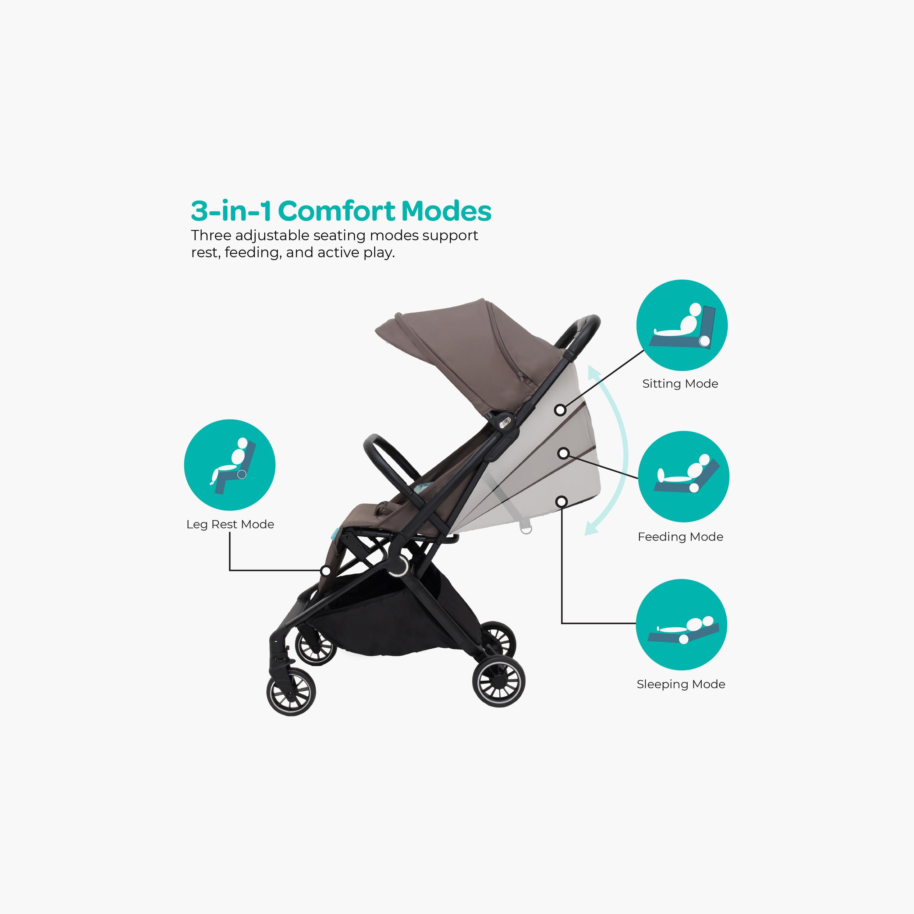 Moon Alora Lightweight Ultra-Compact Cabin-Size Foldable Stroller with Canopy & Carry Bag-baby-gear-strollersandprams-strollers-image-3