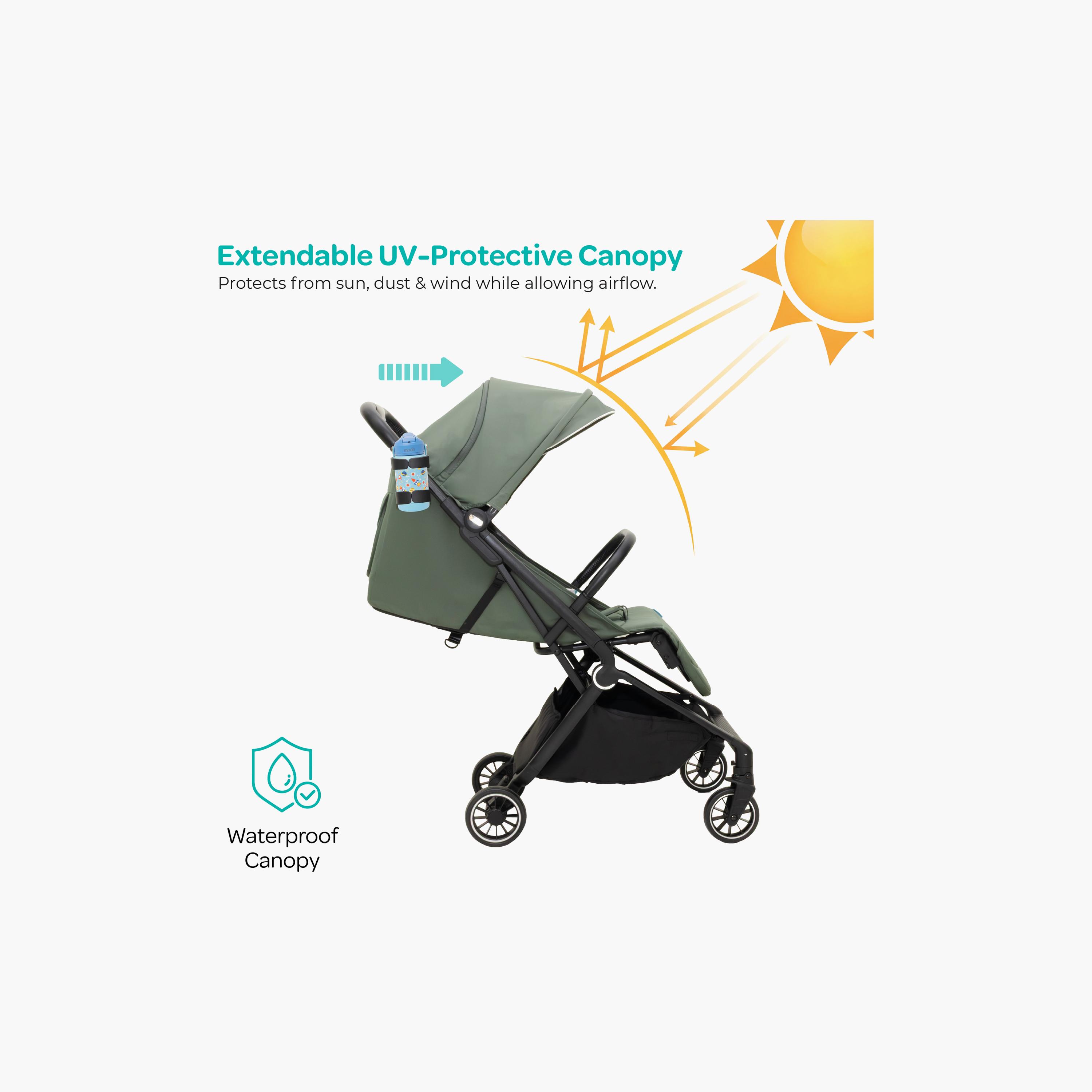 Moon Alora Lightweight Ultra-Compact Cabin-Size Foldable Stroller with Canopy & Carry Bag-baby-gear-strollersandprams-strollers-image-19