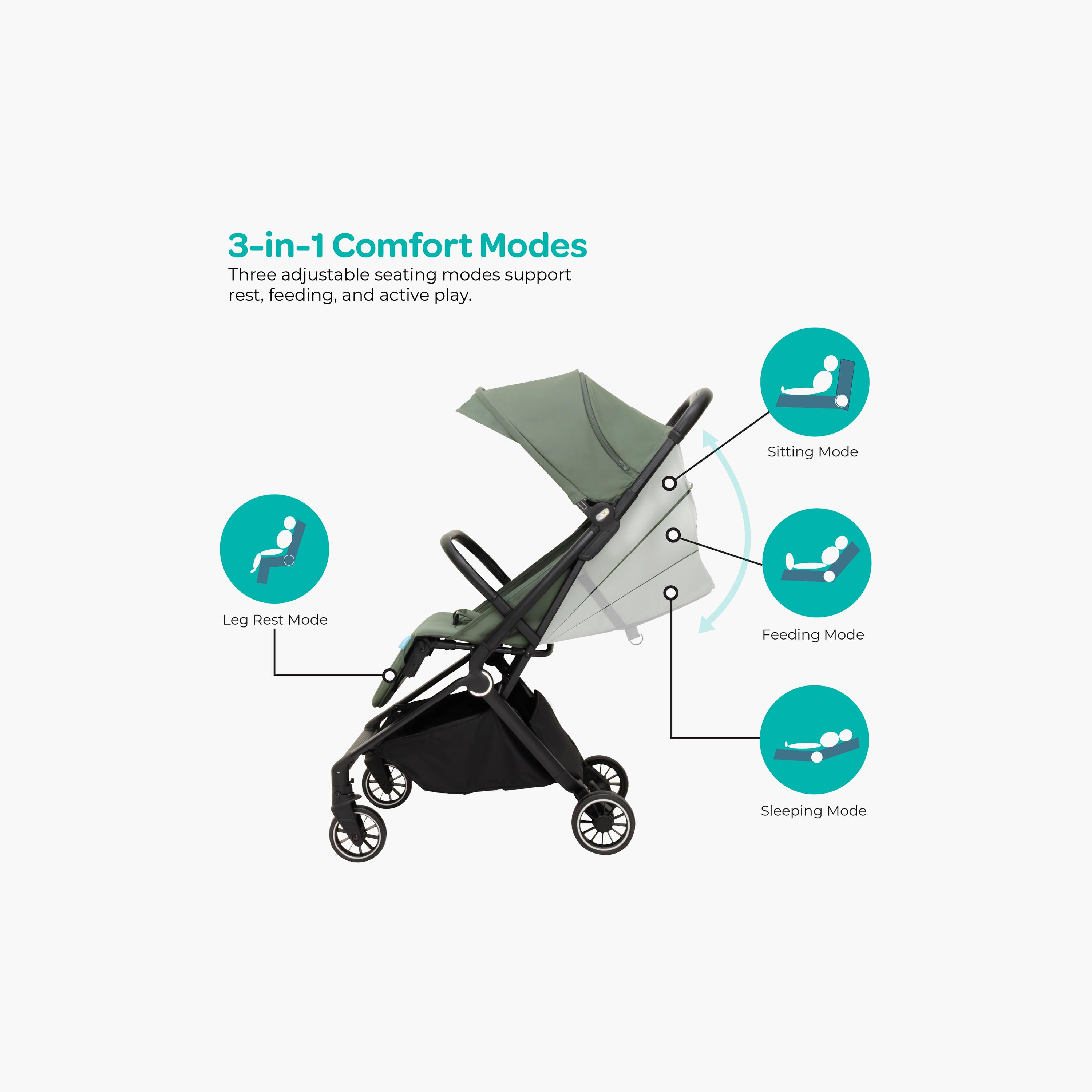Moon Alora Lightweight Ultra-Compact Cabin-Size Foldable Stroller with Canopy & Carry Bag-baby-gear-strollersandprams-strollers-image-3