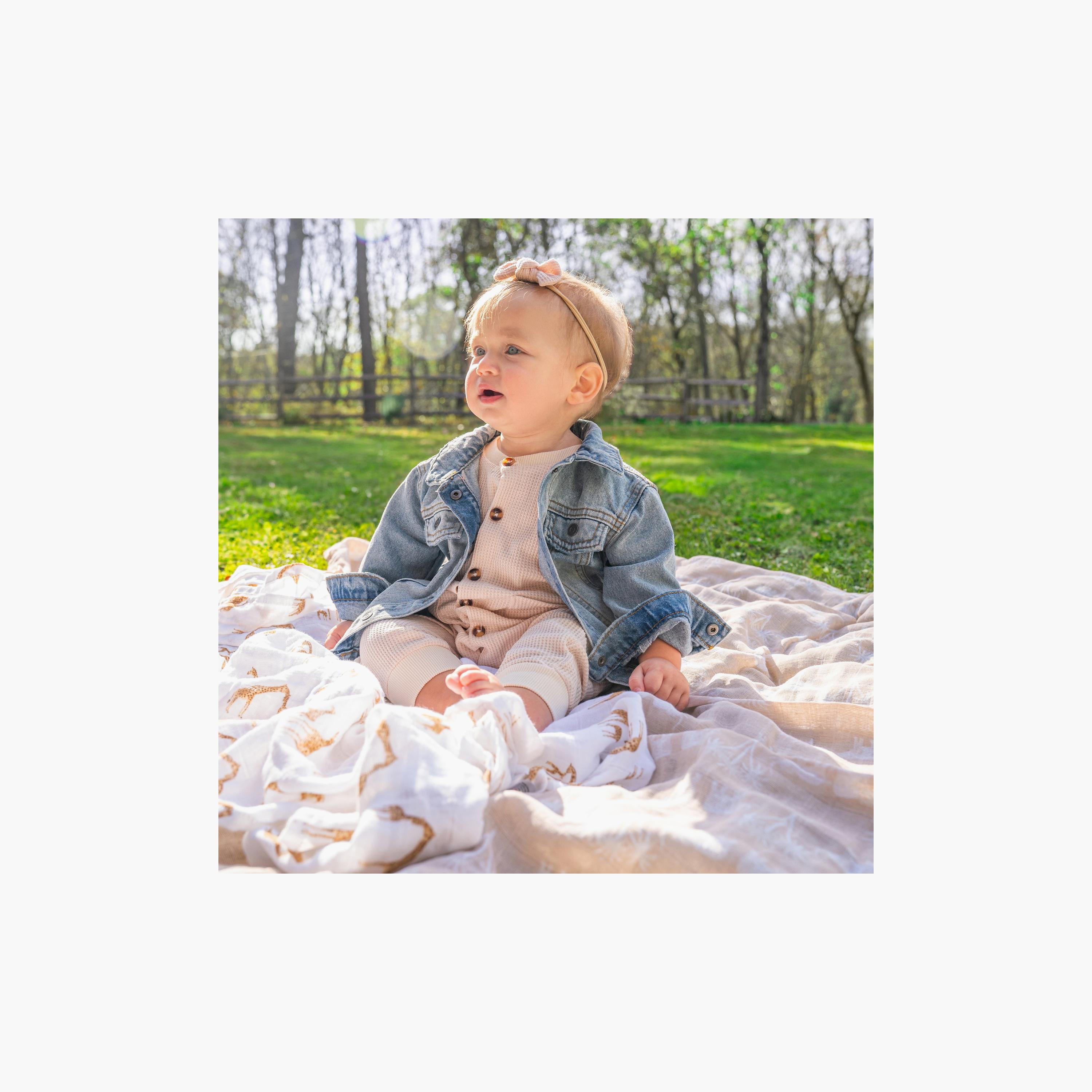 بطانيات قماط كبيرة 4 قطع للأطفال من آدن + آنيه-baby-nursery-blanketsandswaddles-receivingblankets-image-3