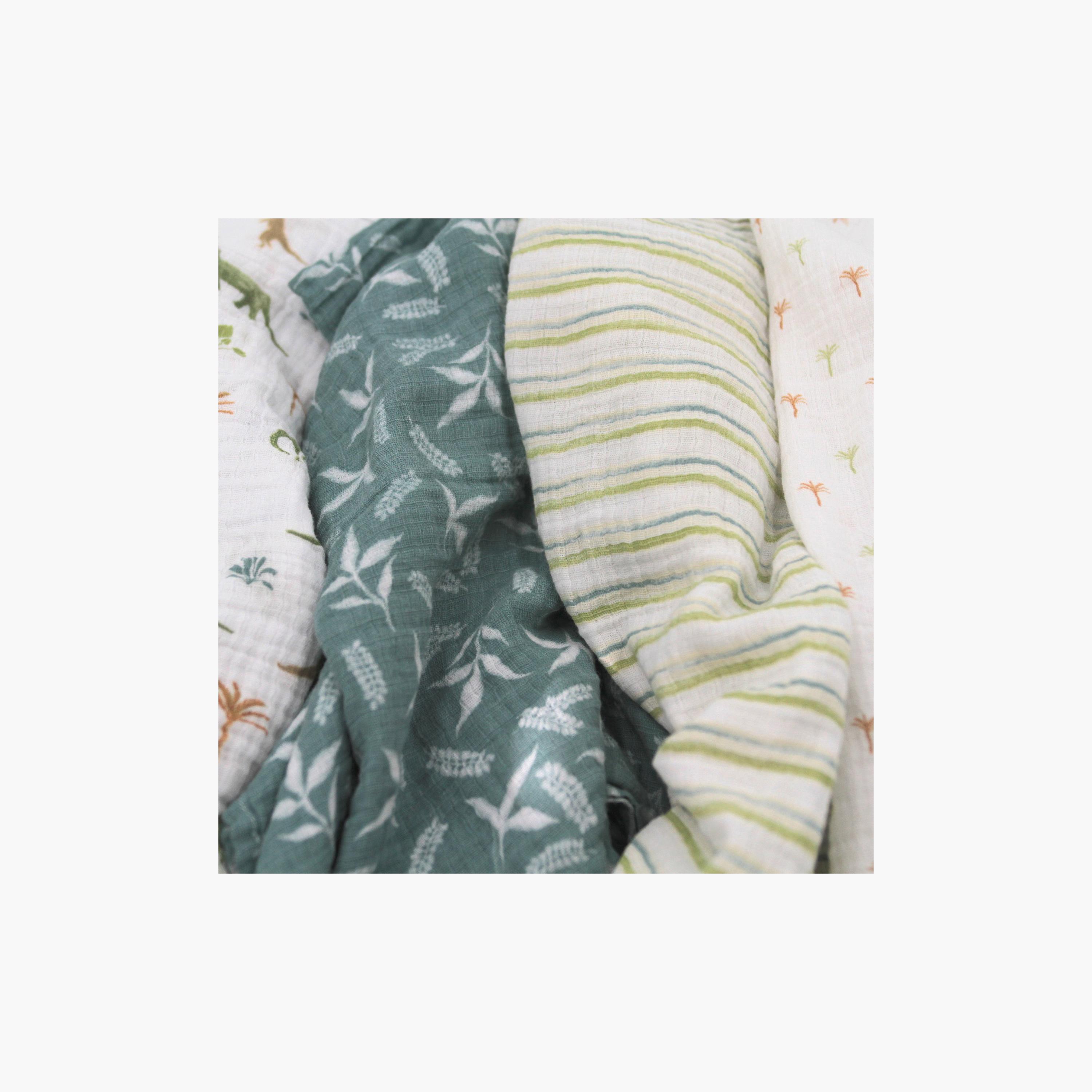 بطانيات قماط كبيرة 4 قطع للأطفال من آدن + آنيه-baby-nursery-blanketsandswaddles-receivingblankets-image-6