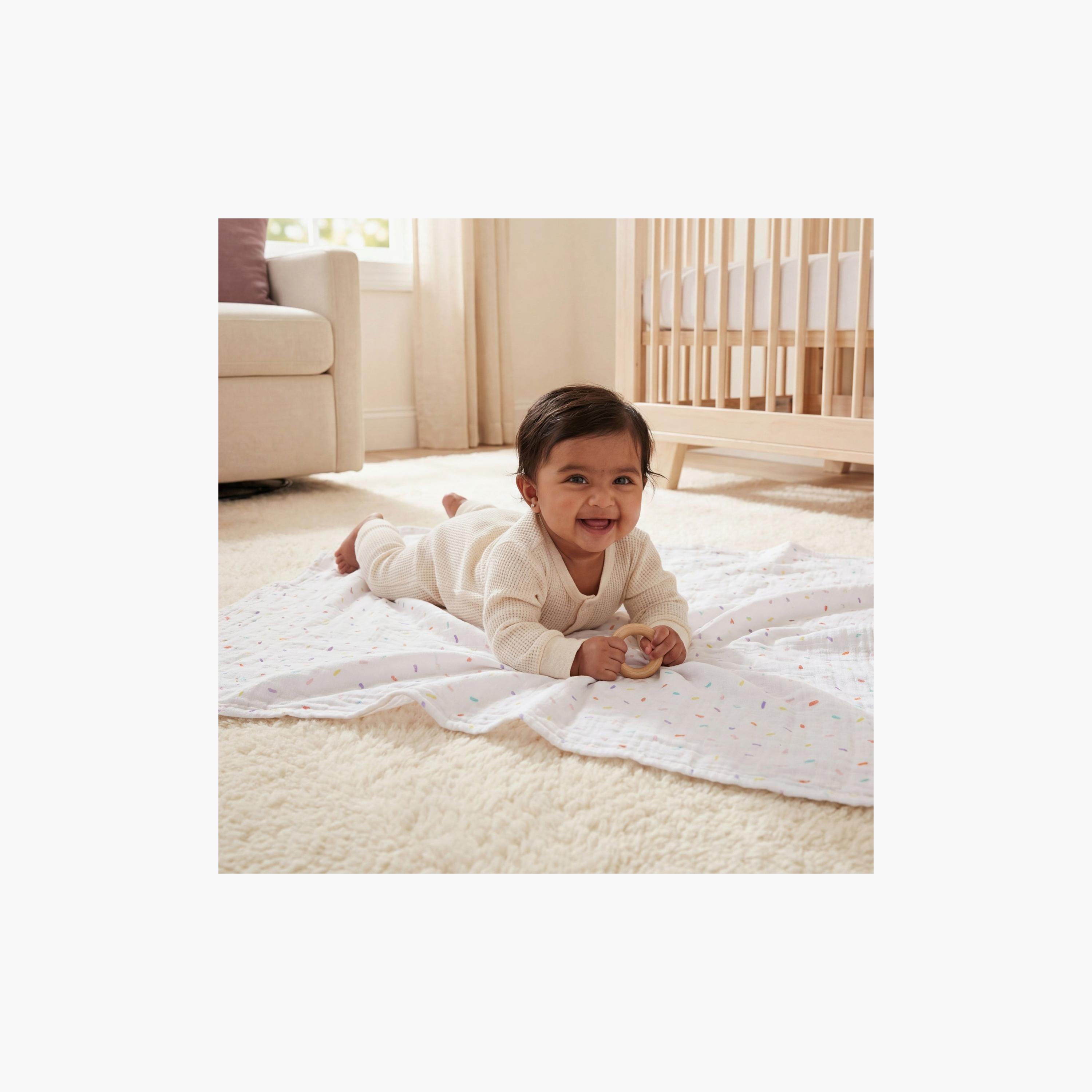 بطانيات قماط كبيرة 4 قطع للأطفال من آدن + آنيه-baby-nursery-blanketsandswaddles-receivingblankets-image-6