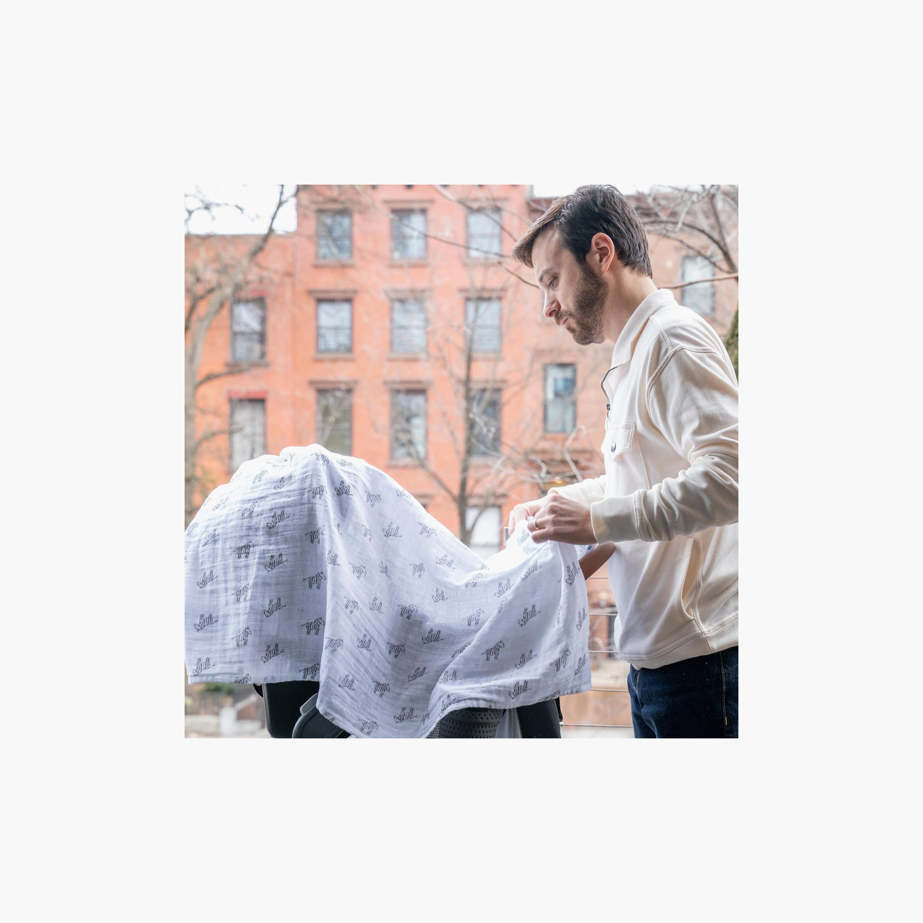 بطانيات قماط كبيرة 4 قطع للأطفال من آدن + آنيه-baby-nursery-blanketsandswaddles-receivingblankets-image-13