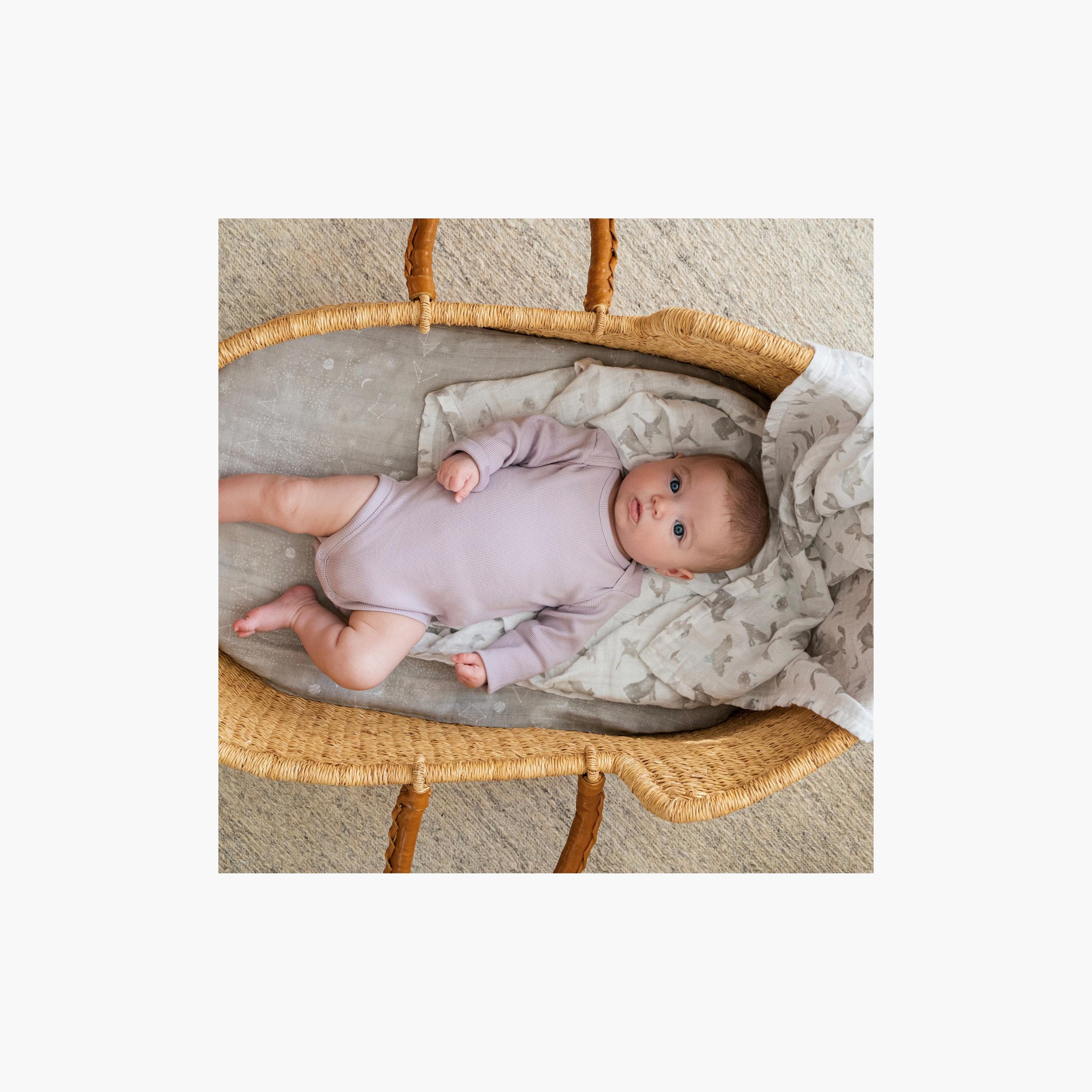 بطانيات قماط كبيرة 4 قطع للأطفال من آدن + آنيه-baby-nursery-blanketsandswaddles-receivingblankets-image-3