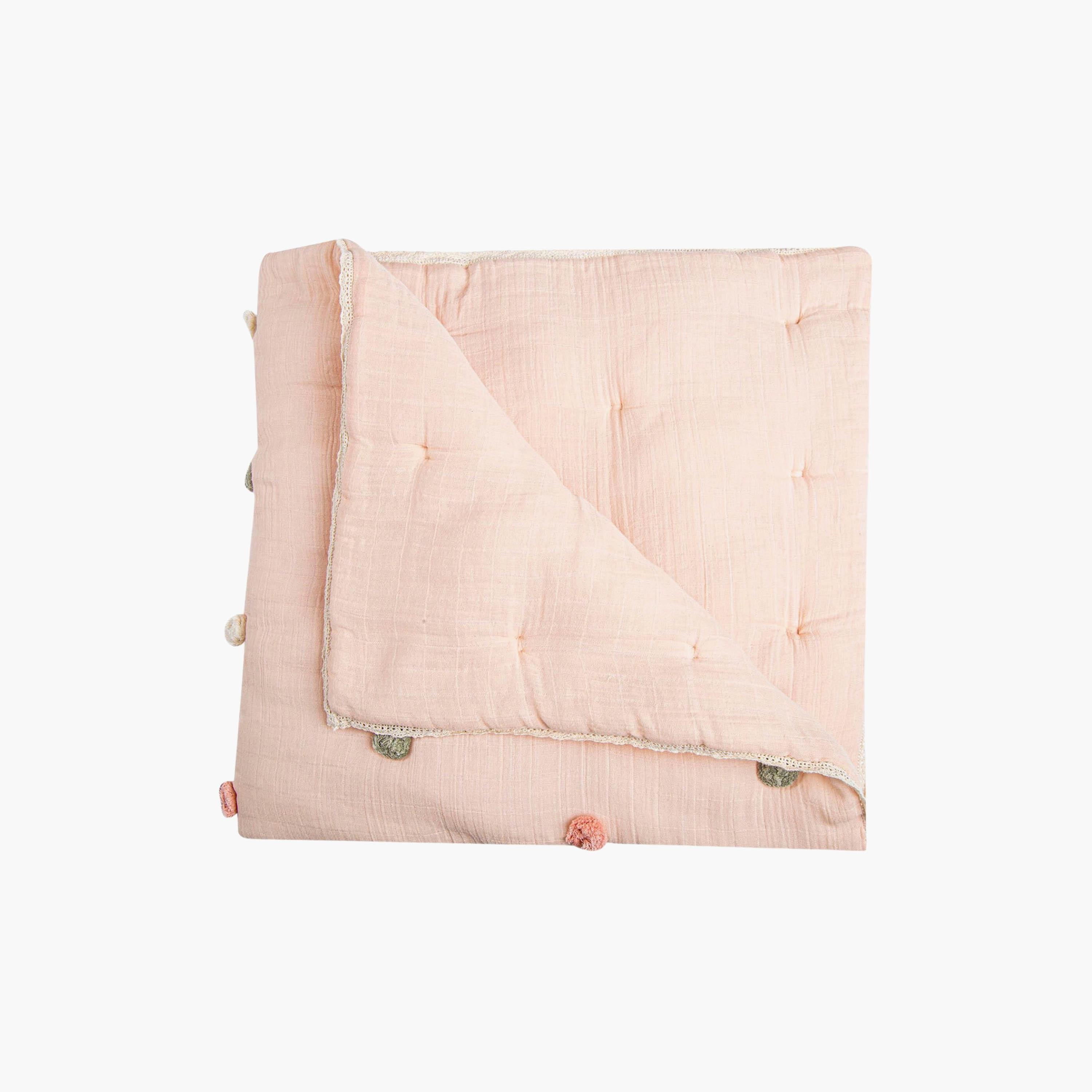 بطانية أطفال بكرات بوم بوم باركر من كرين بيبي-baby-nursery-blanketsandswaddles-receivingblankets-image-1