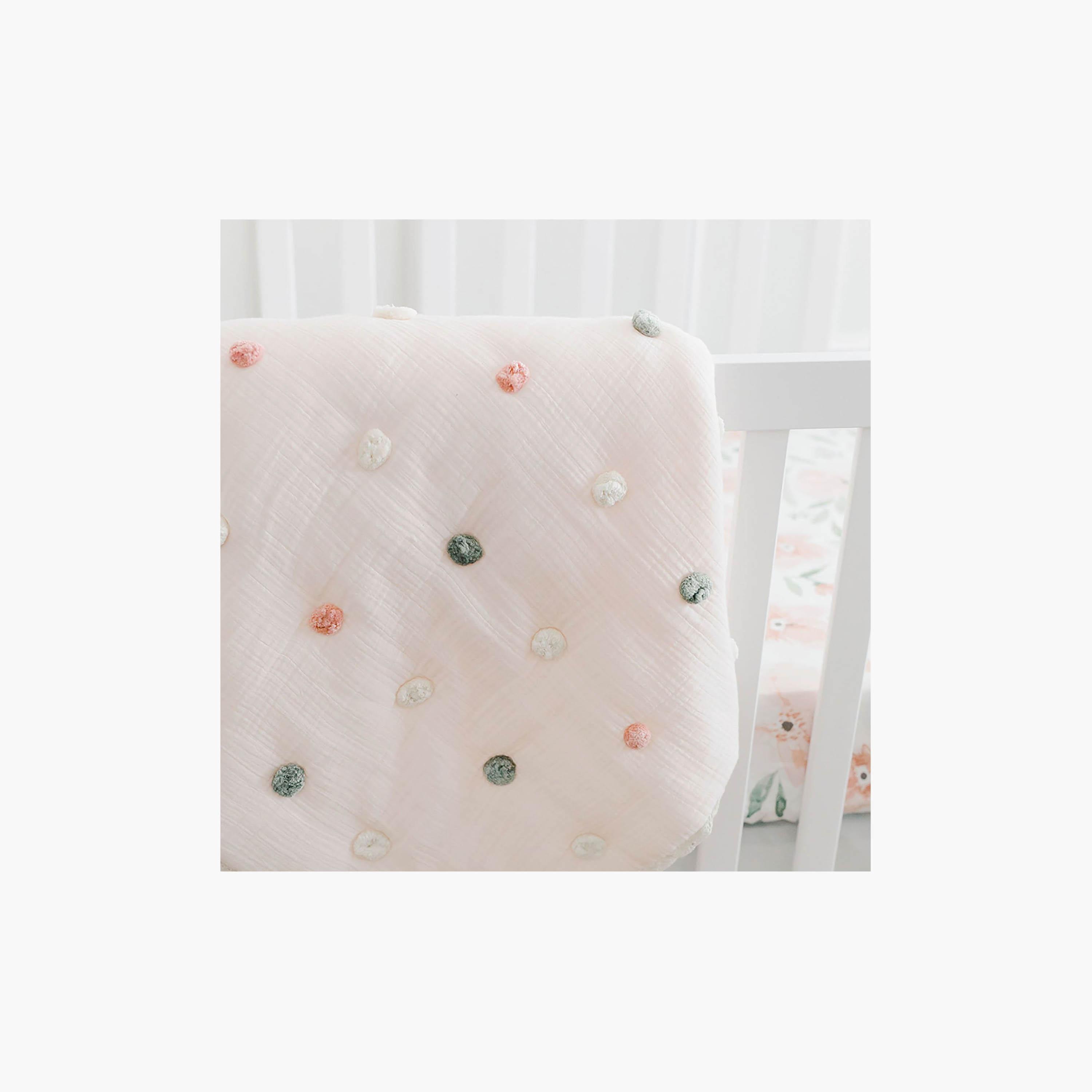 بطانية أطفال بكرات بوم بوم باركر من كرين بيبي-baby-nursery-blanketsandswaddles-receivingblankets-image-6