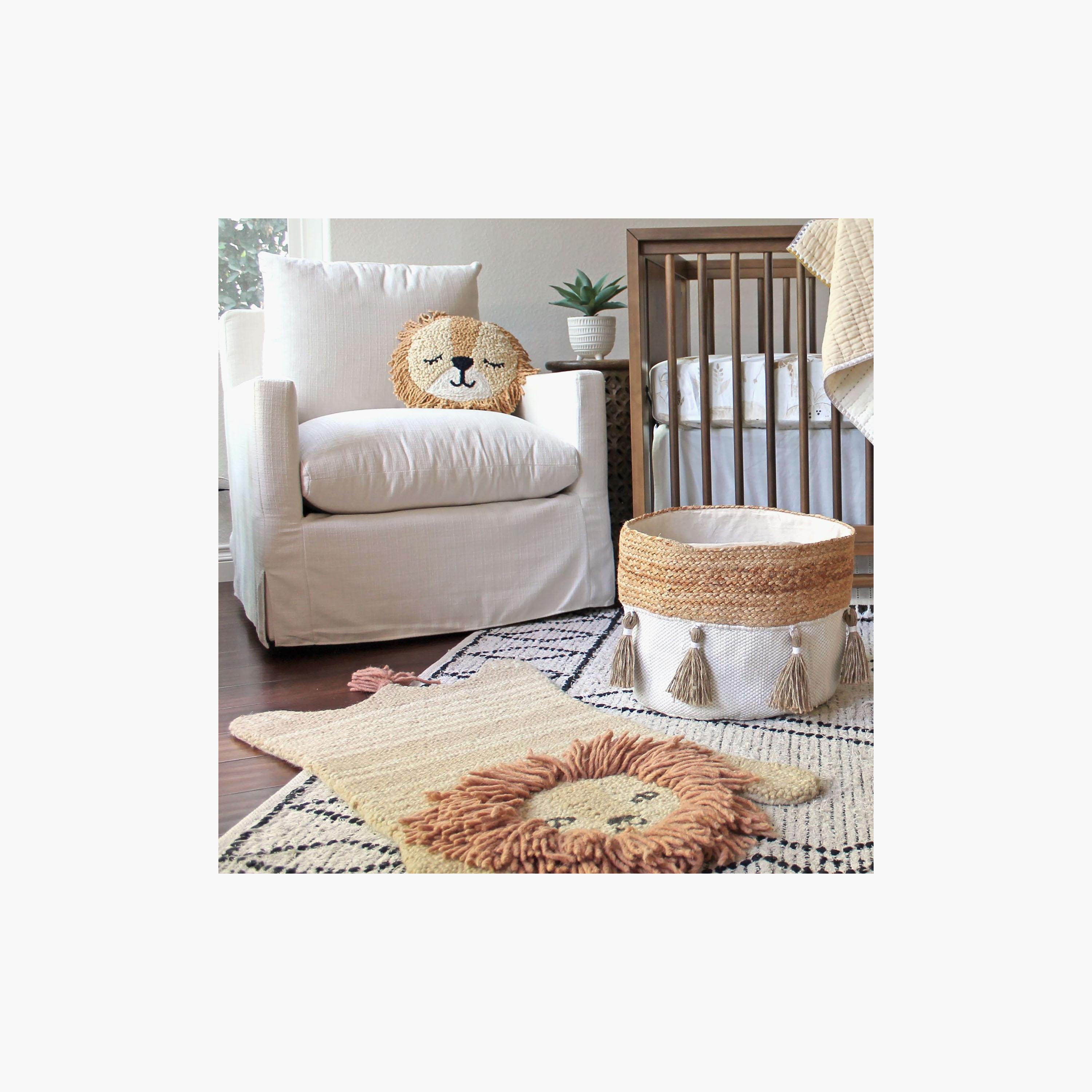 غطاء وسادة بتصميم وجه أسد من كرين بيبي-baby-nursery-babybedding-image-4