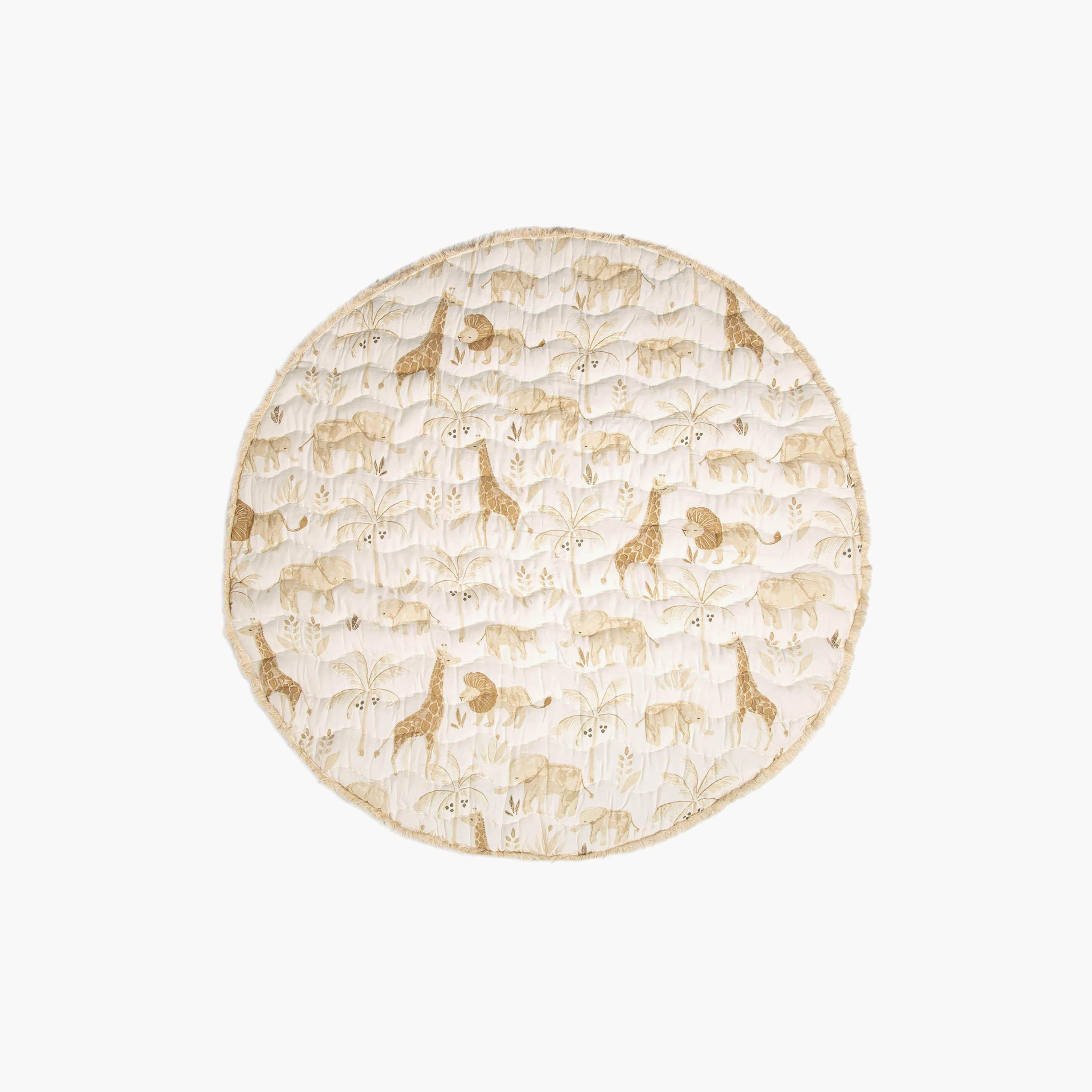 سجادة لعب دائرية مبطنة من كرين بيبي-baby-infantactivity-playpensandplaymats-image-1