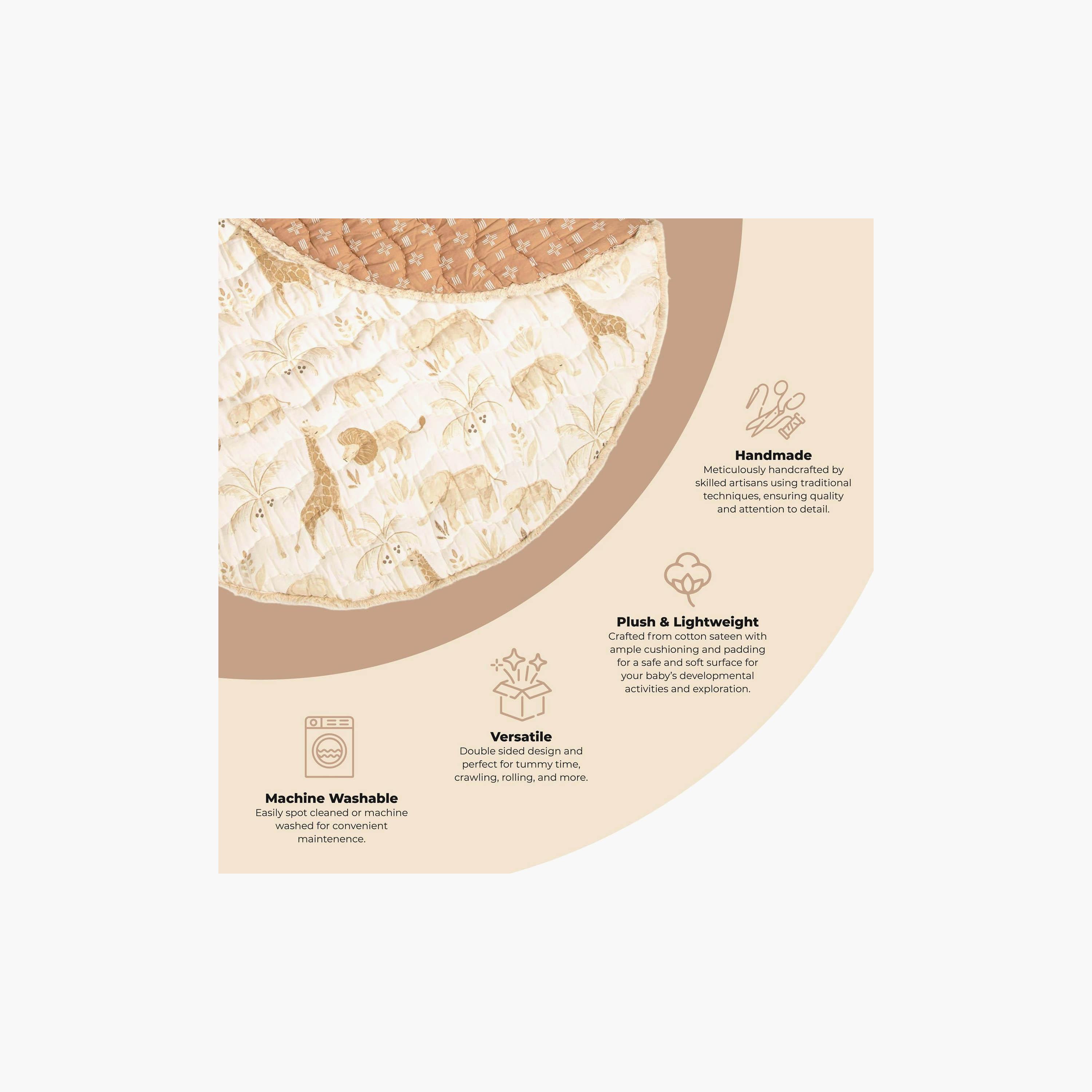 سجادة لعب دائرية مبطنة من كرين بيبي-baby-infantactivity-playpensandplaymats-image-4
