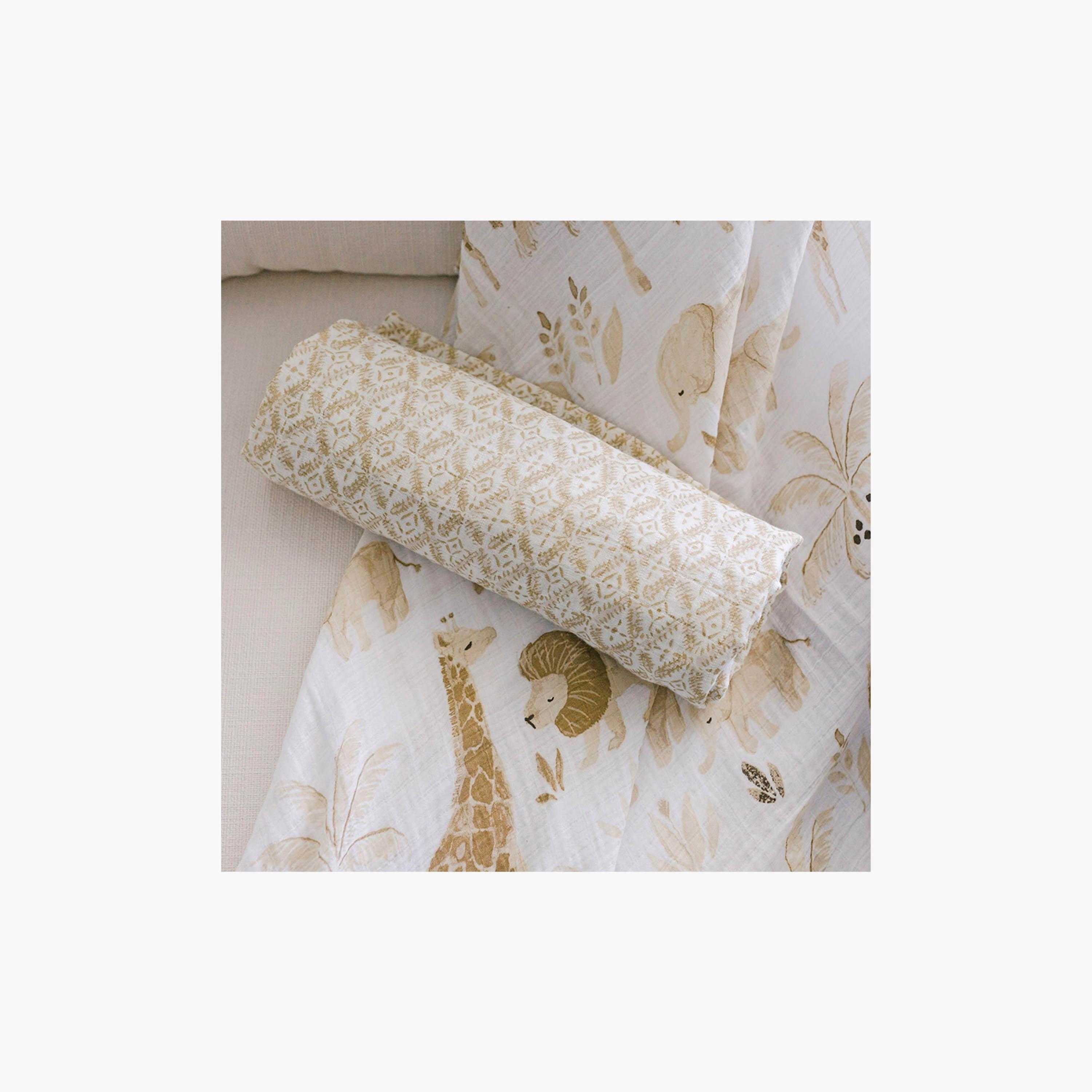 أقمطة موسلين للأطفال قطعتين من كرين بيبي-baby-nursery-blanketsandswaddles-receivingblankets-image-6