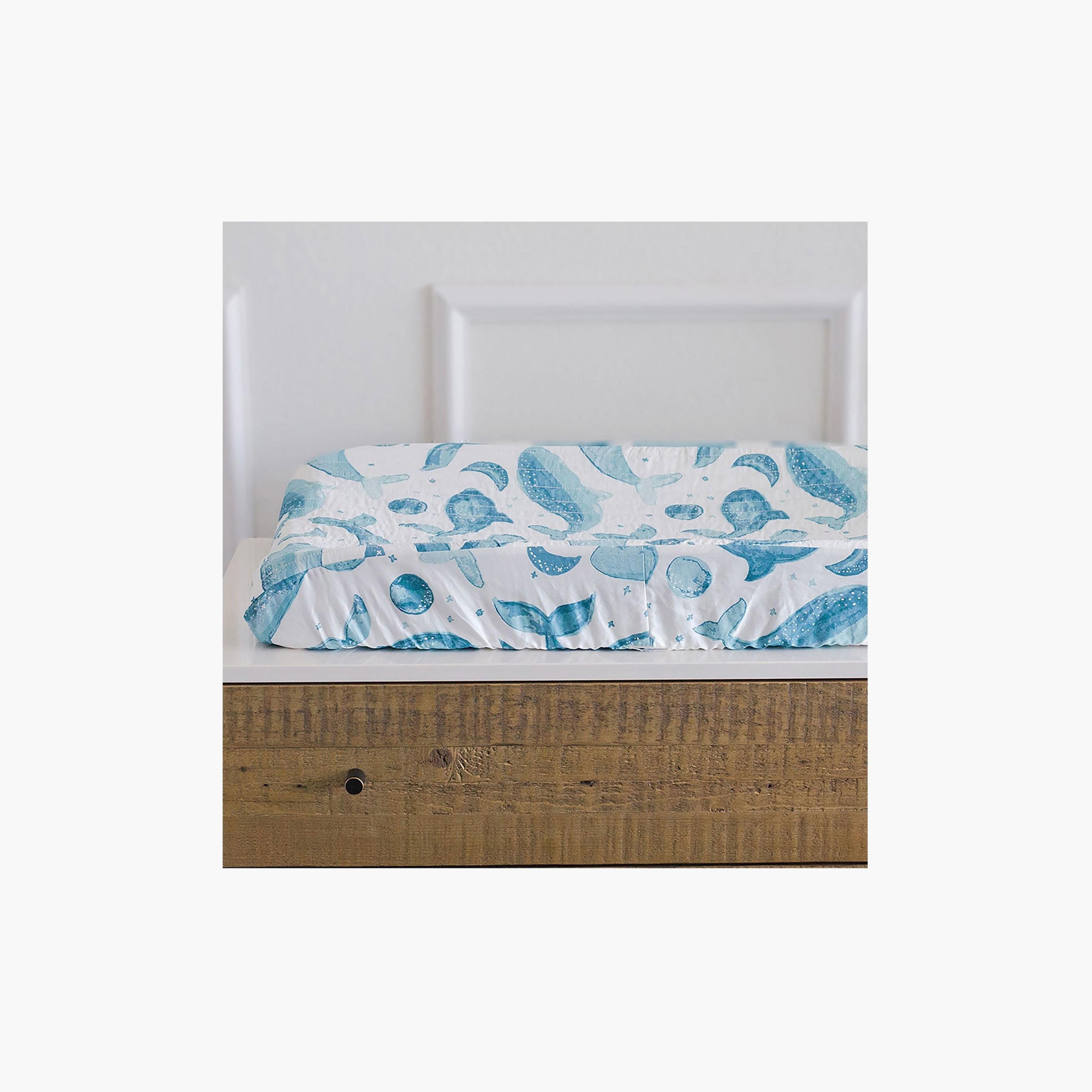 غطاء مرتبة تغيير حفاضات مبطن كاسبيان من كرين بيبي-baby-nursery-babybedding-image-5