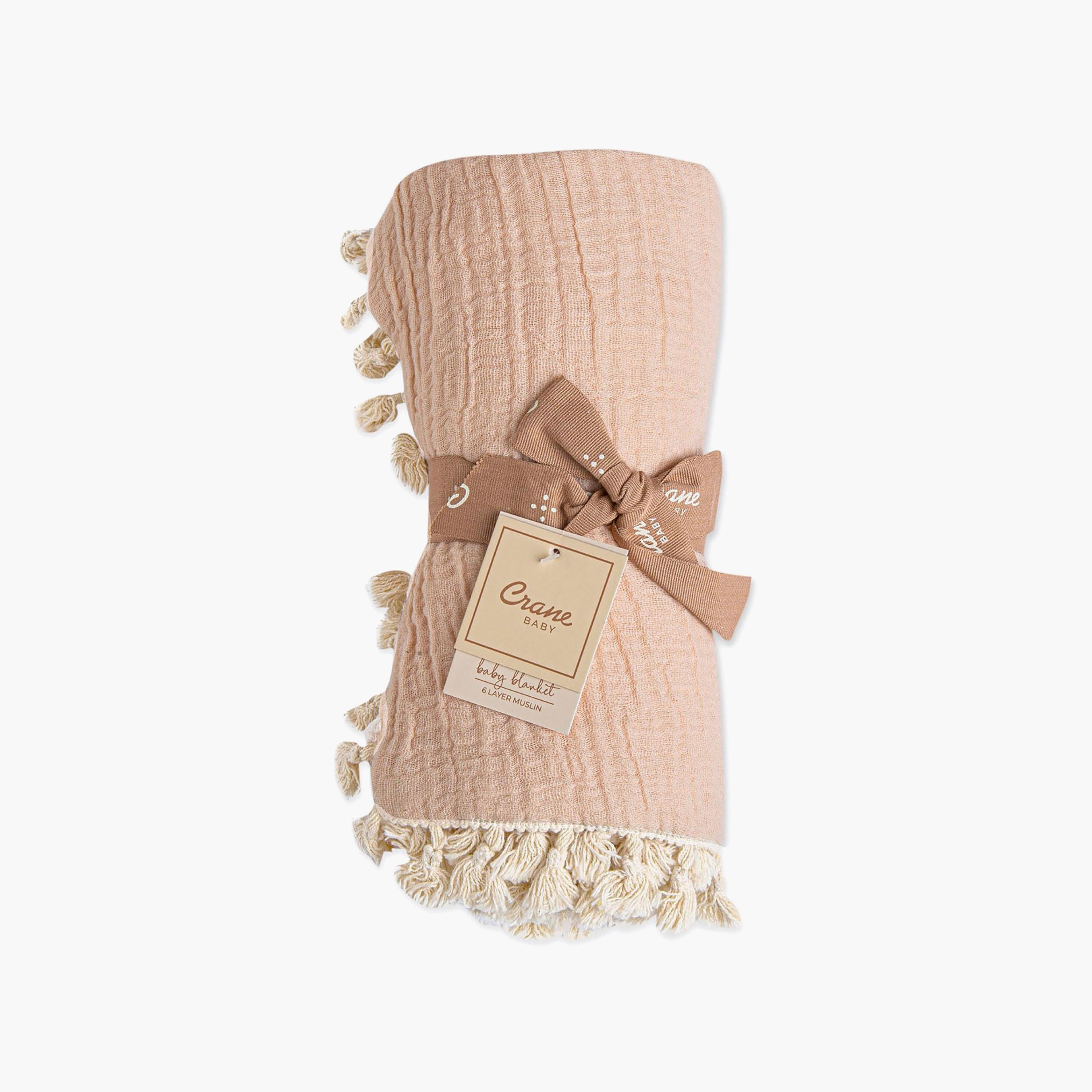 بطانية موسلين 6 طبقات مصنوعة يدوياً للأطفال من كرين بيبي-baby-nursery-blanketsandswaddles-receivingblankets-image-3