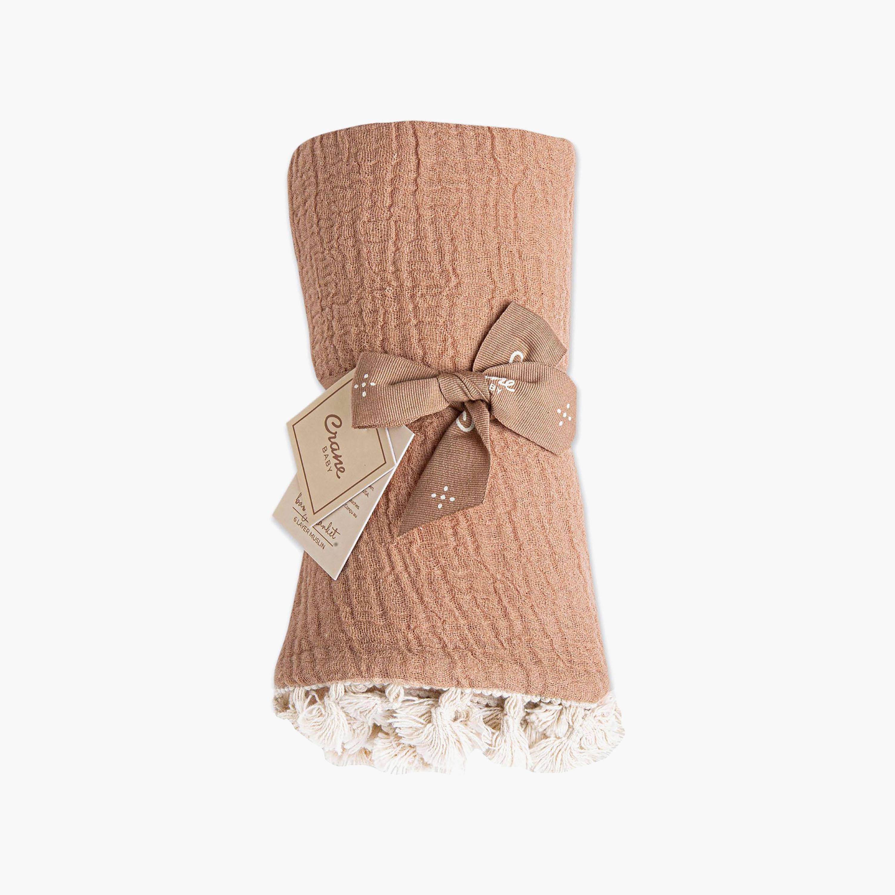 بطانية موسلين 6 طبقات مصنوعة يدوياً للأطفال من كرين بيبي-baby-nursery-blanketsandswaddles-receivingblankets-image-8
